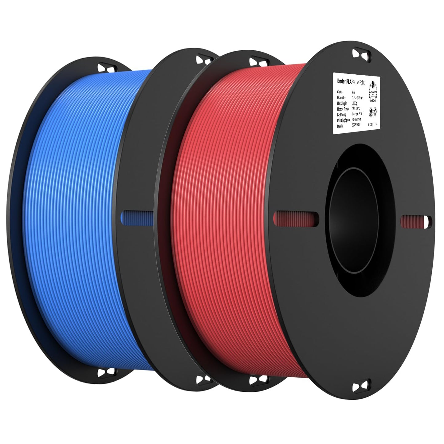 Creality 3D Printer Filament, PLA Filament Bundle for 3D Printing, Ender PLA Filament No-Tangling, Strong Bonding & Overhang Performance, Accuracy +/- 0.02mm