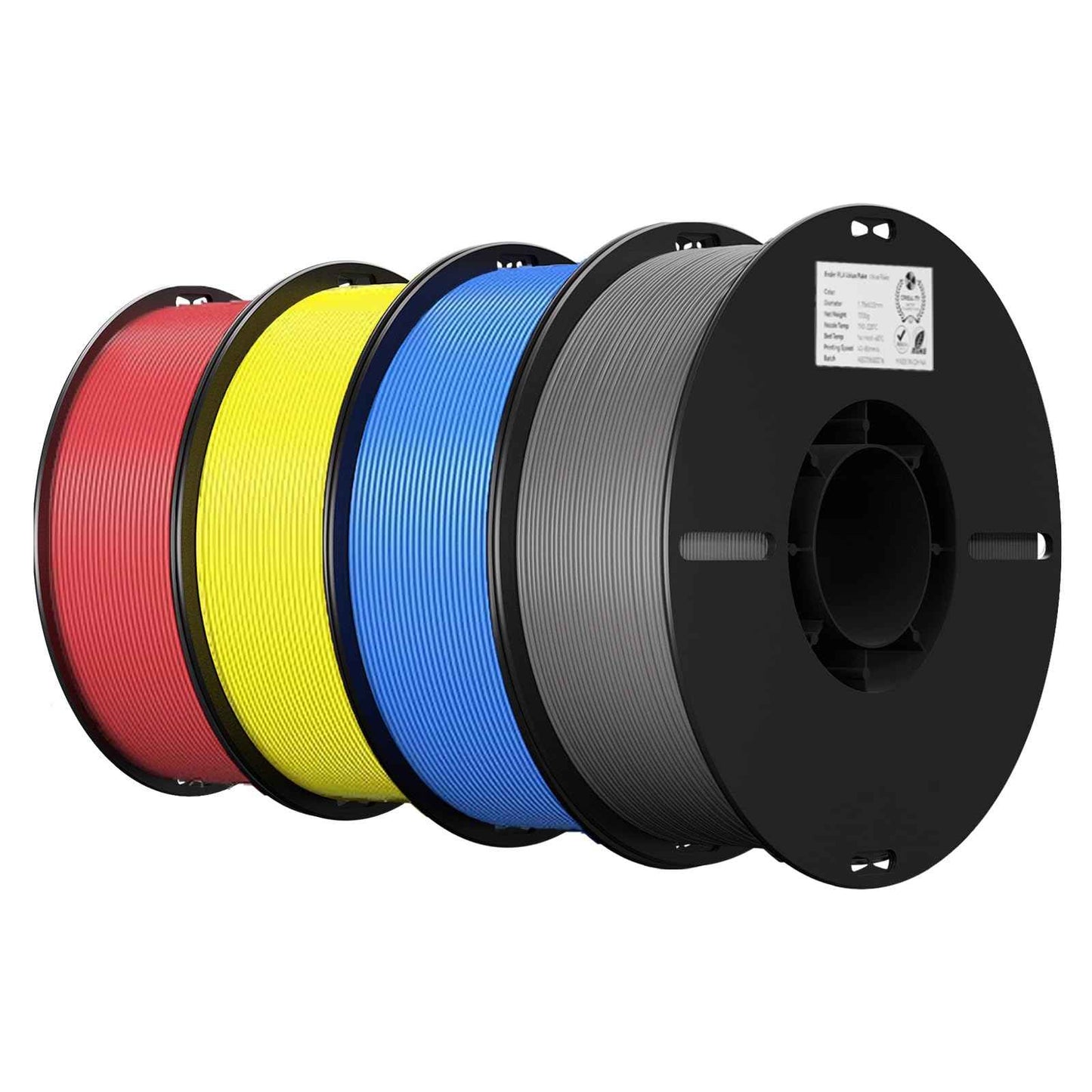 Creality 3D Printer Filament, PLA Filament Bundle for 3D Printing, Ender PLA Filament No-Tangling, Strong Bonding & Overhang Performance, Accuracy +/- 0.02mm