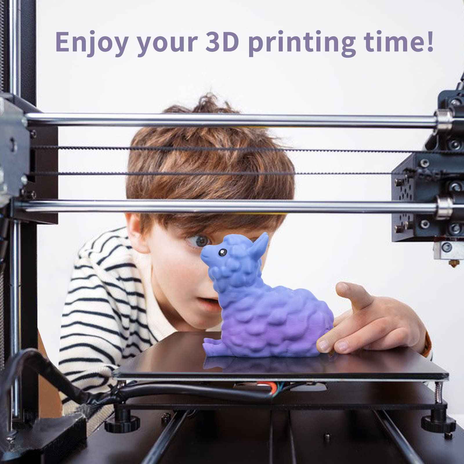 iSANMATE's 3D Printer Filament, PLA Filament 1.75 mm Dimensional Accuracy +/- 0.02 mm, 1 KG Spool
