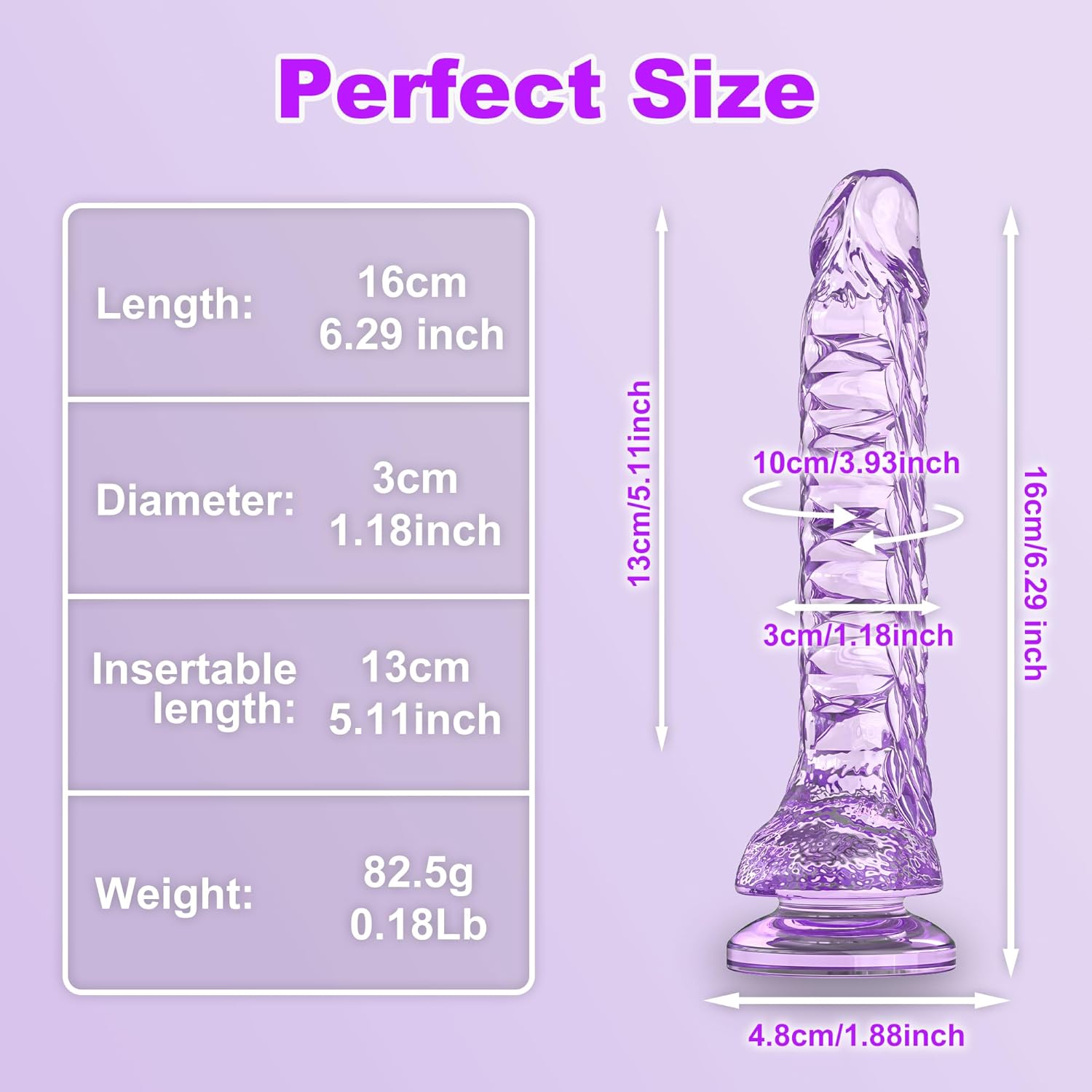 Eurlemd Realistic Dragon Dildo with Suction Cup