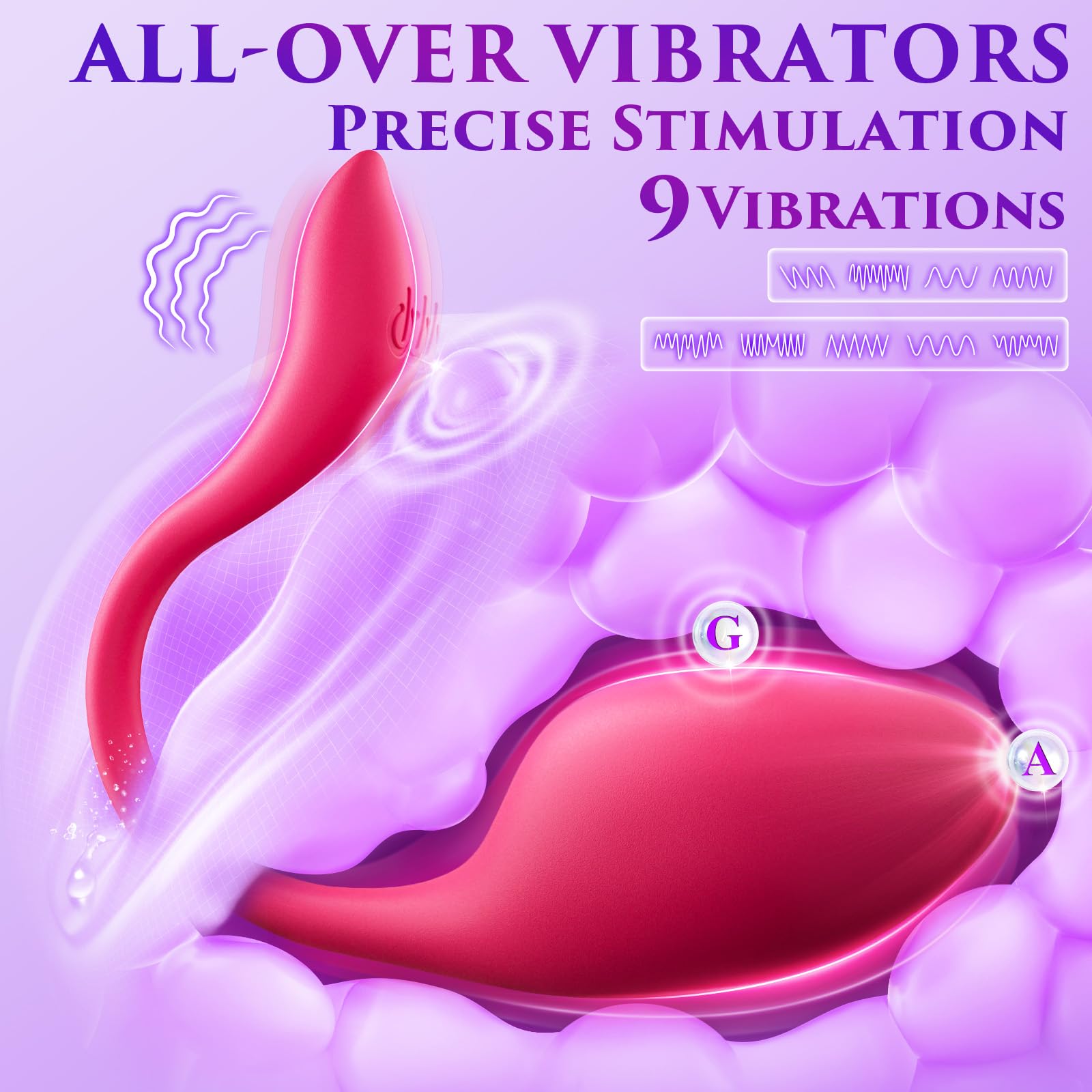 Adult Sex Toys Vibrator for Couples-APP Wearable Panty Vibrator,Long Distance Remote Control Vibrator, G Spot Clitoral Stimulator, Rechargerable Anal Dildo Vibrators Sex Toy for Women