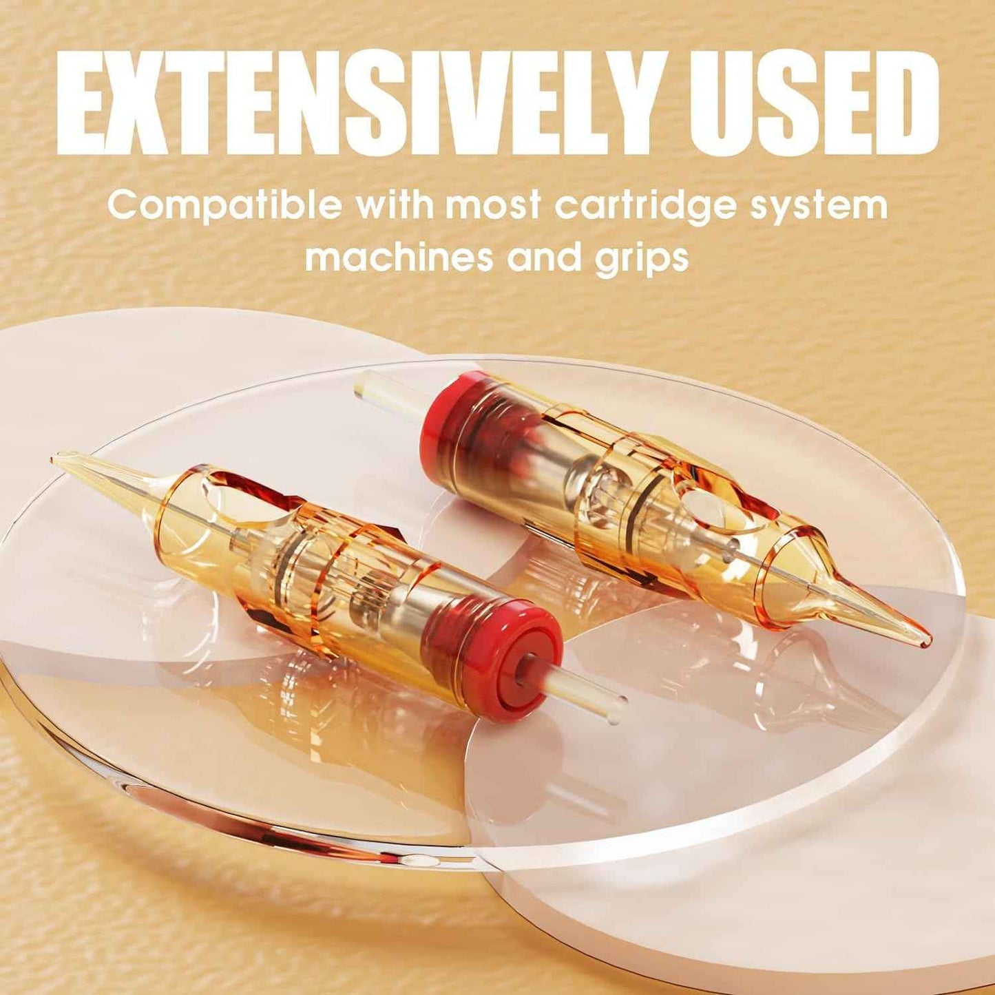 Dragonhawk Pro Tattoo Needles Cartridges,Pro Needles Pins for Super Artists,20 Pcs Disposable