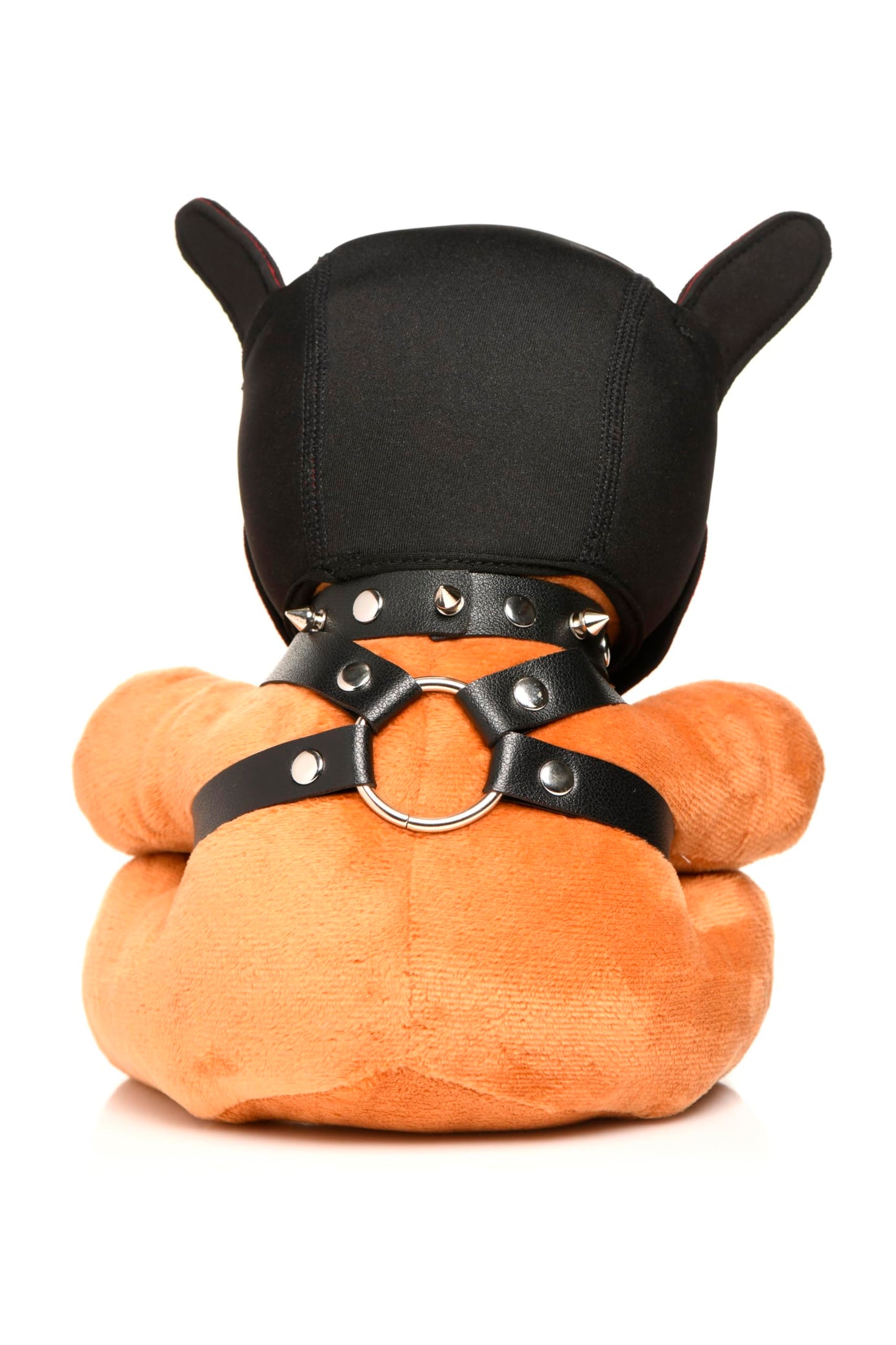 Master Series Pup Bear for Beginners, Men, Women, & Couples. Cuddly Bear with Pup and Bondage Gear. Kinky Gift. 3 Pieces, Brown & Black.