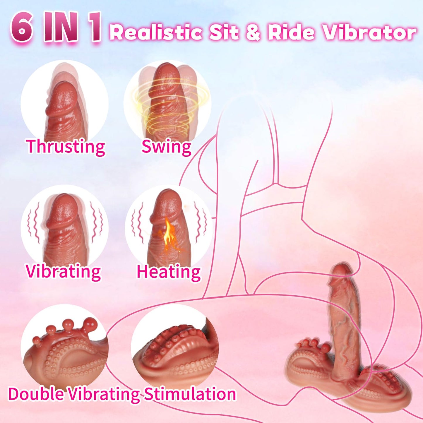 Riding Thrusting Dildo