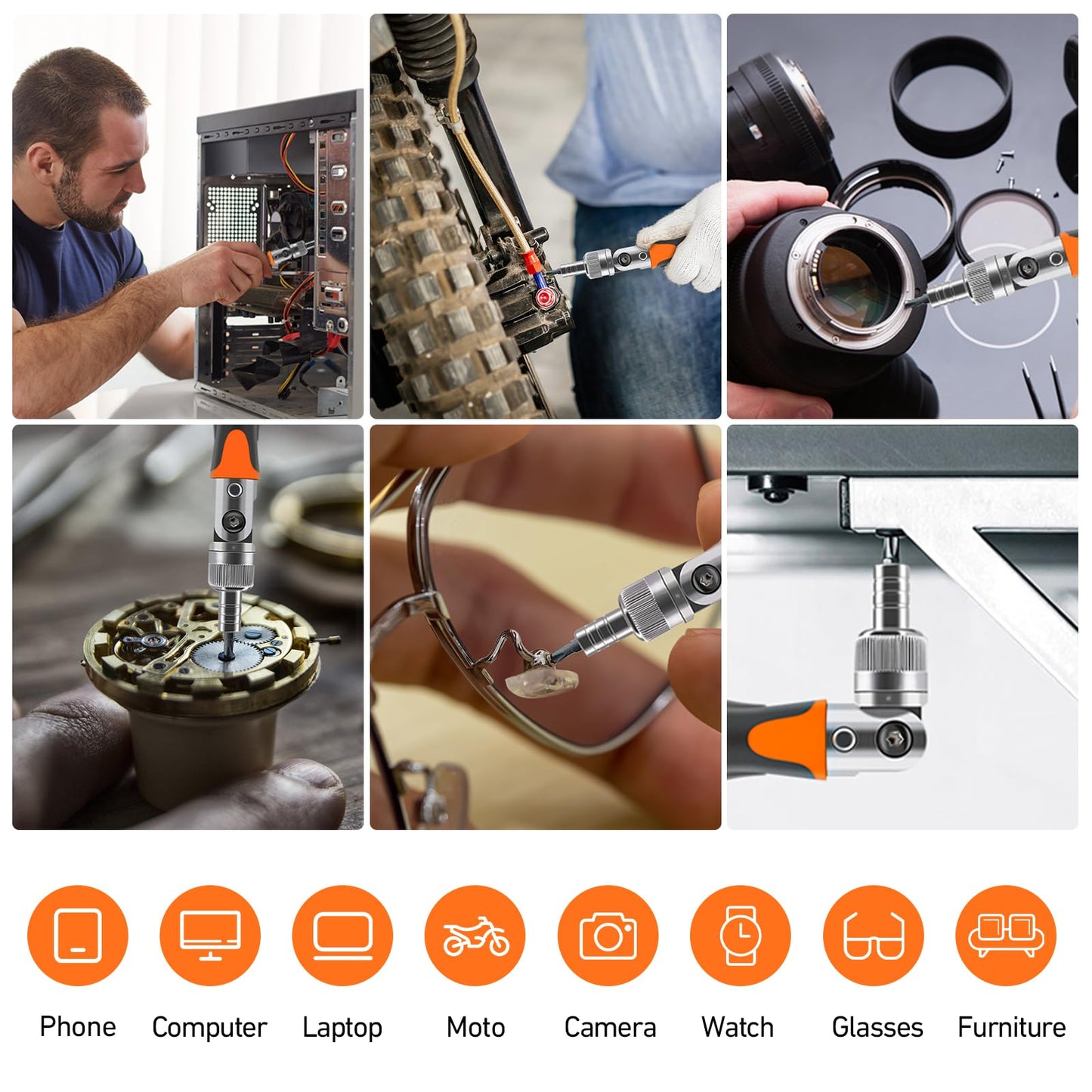 Ratcheting Screwdriver Set: KeenWise 38-in-1 Ratchet Screwdriver Tools Versatile Magnetic Tools for Mechanics and DIY Enthusiasts