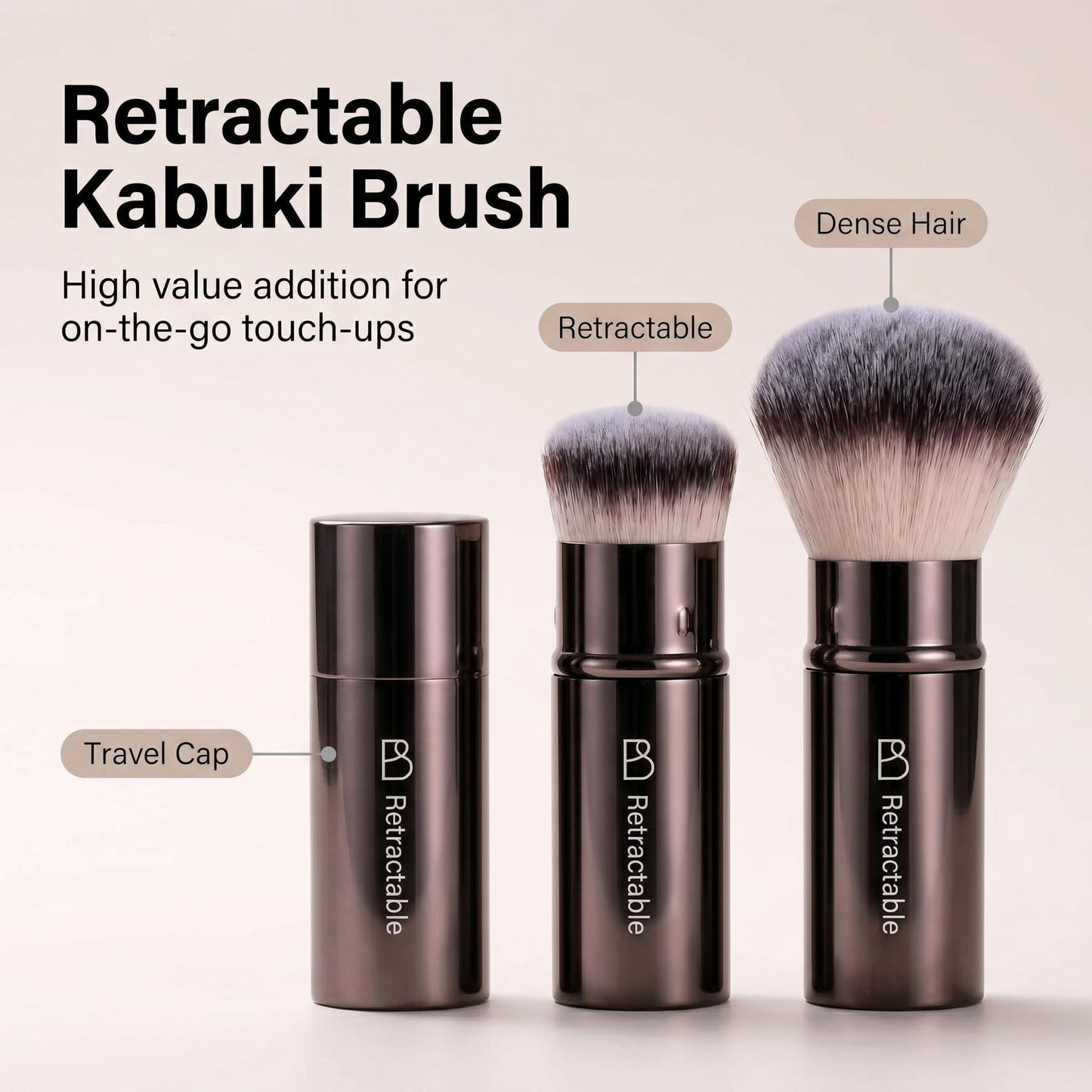 BS-MALL Makeup Brushes Kit – Professional Makeup Tools with Travel Case, Includes Foundation, Powder, Concealer, Lip & Eyeshadow Brushes for Daily Use & Versatile Occasions