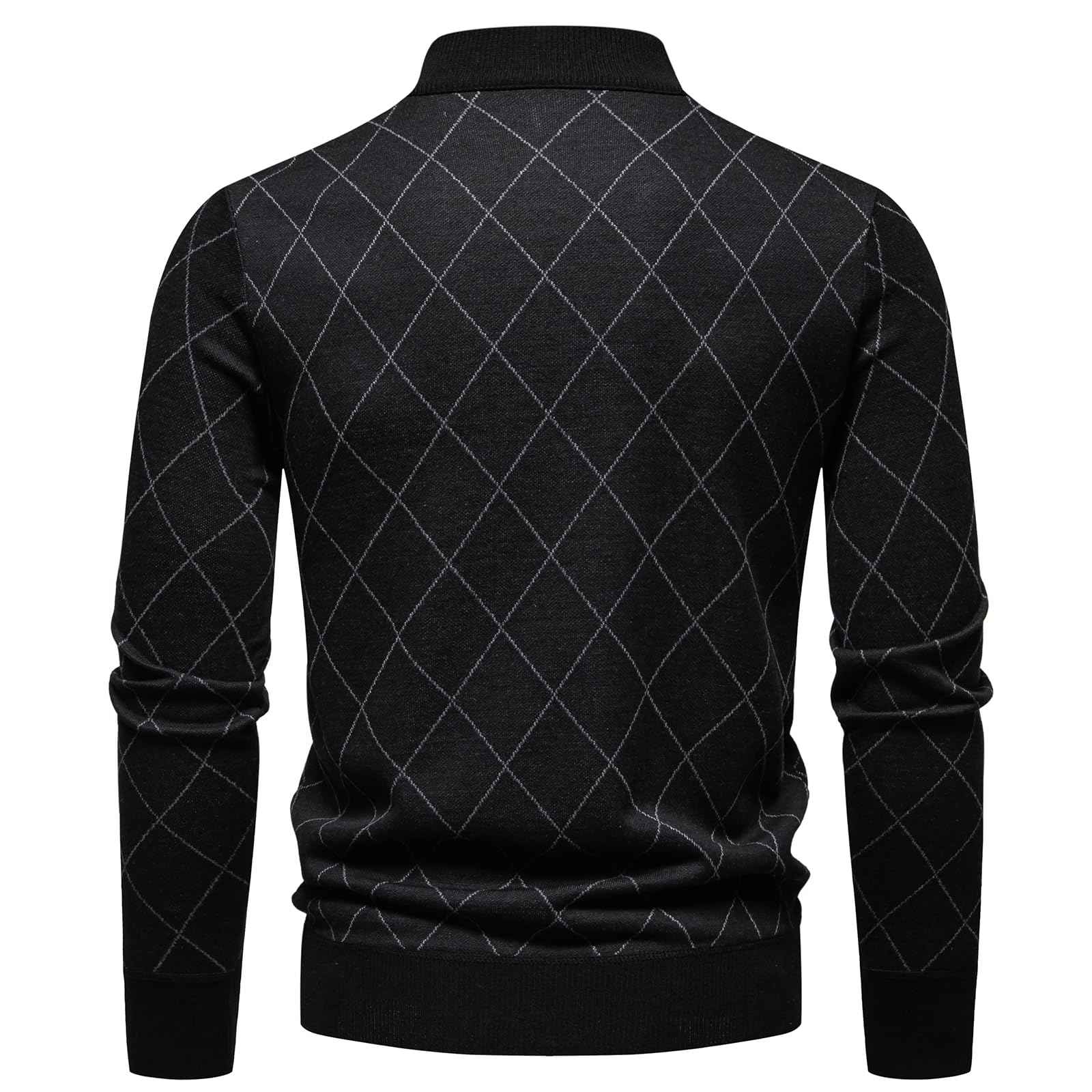 Mylldey 1/4 Zip Pullover Mens Sweaters Lightweight Pullover Soft Men's Knit Long Sleeve Sweater