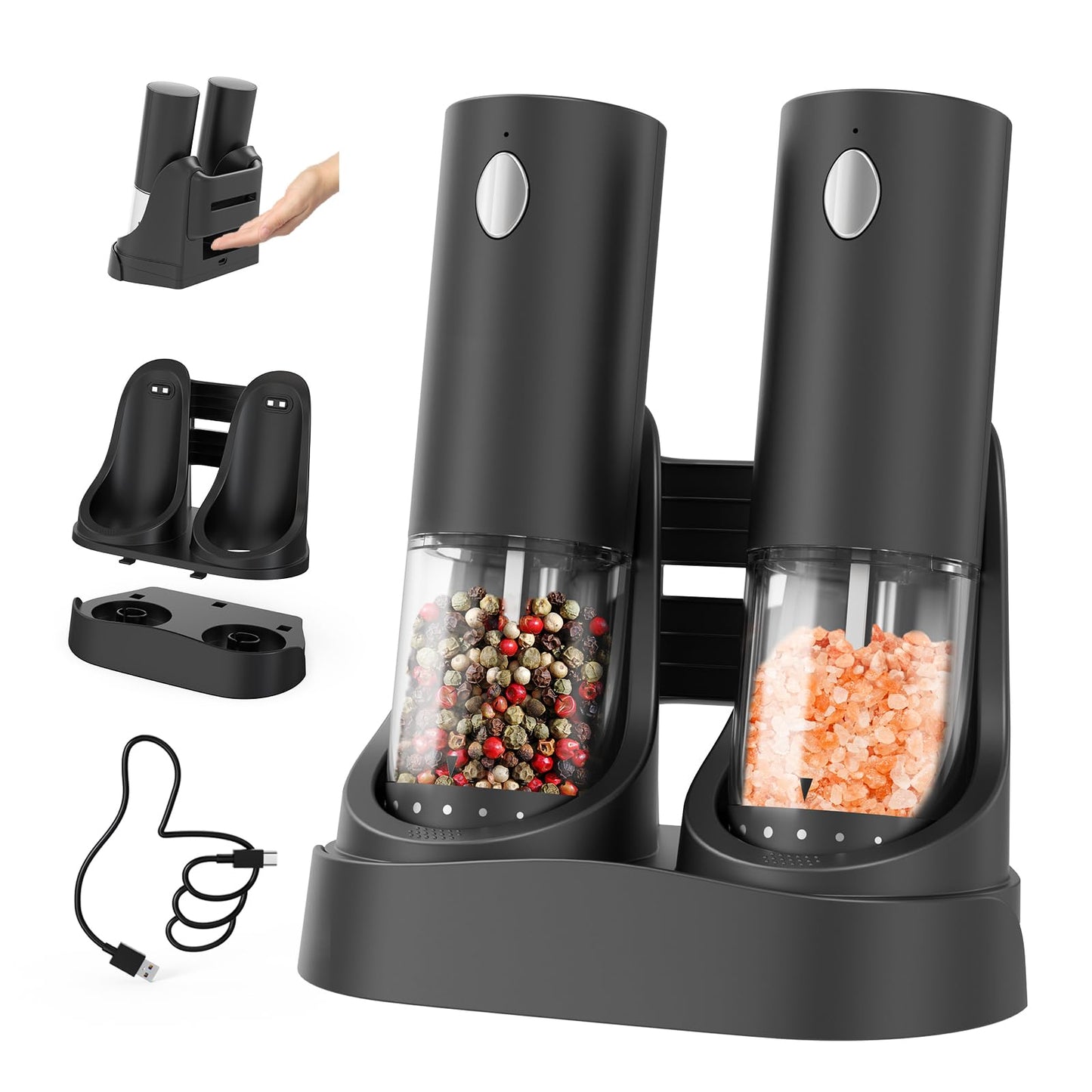CIRCLE JOY Salt and Pepper Grinder Set