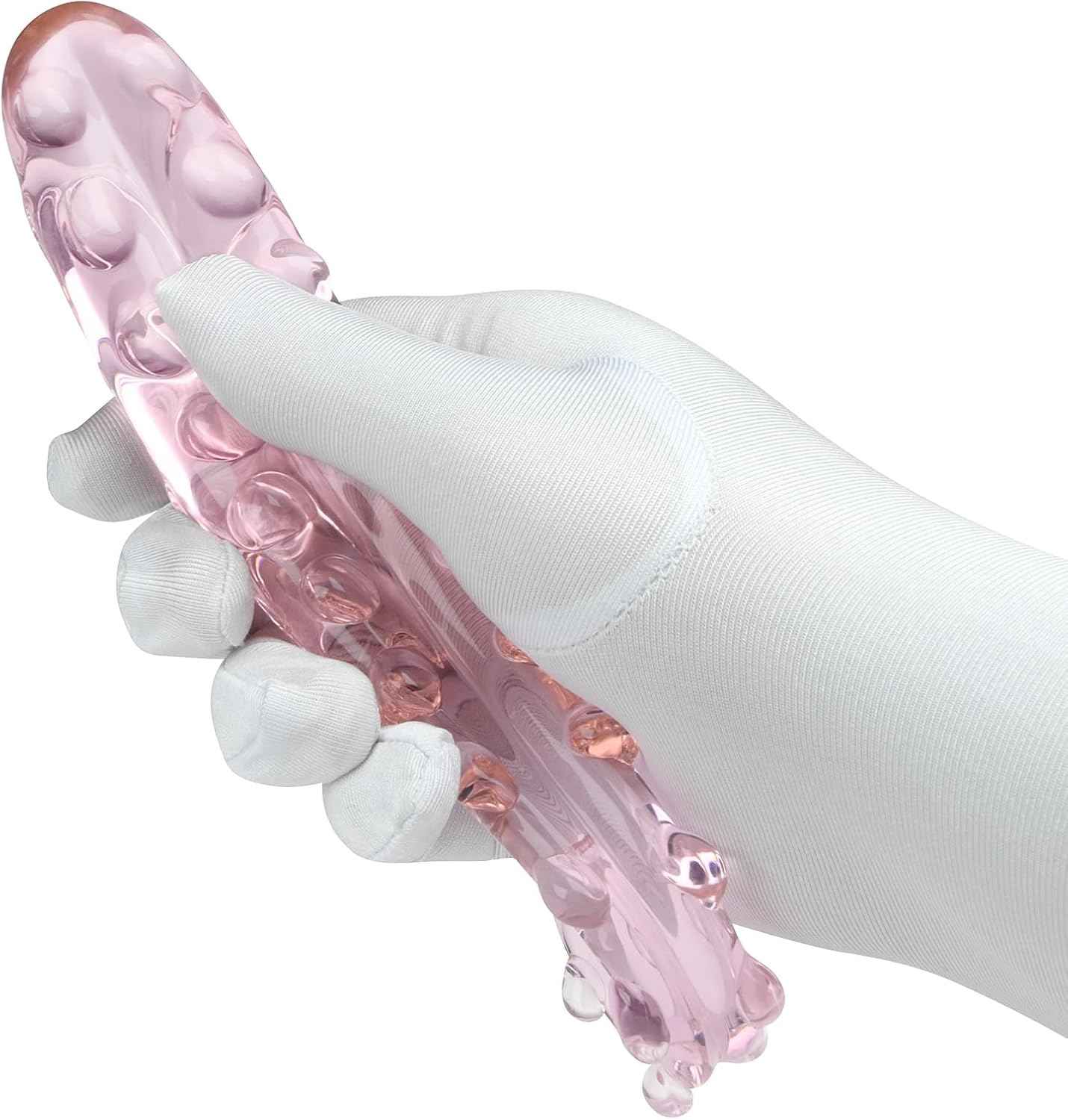 Crystal Glass Dildo G-Spot Anal Dildo Pink Fantasy Tentacles Crystal Glass Anal Plug Butt Plug G-Spot Prostate Massager Anal Sex Toys for Women Men Couple