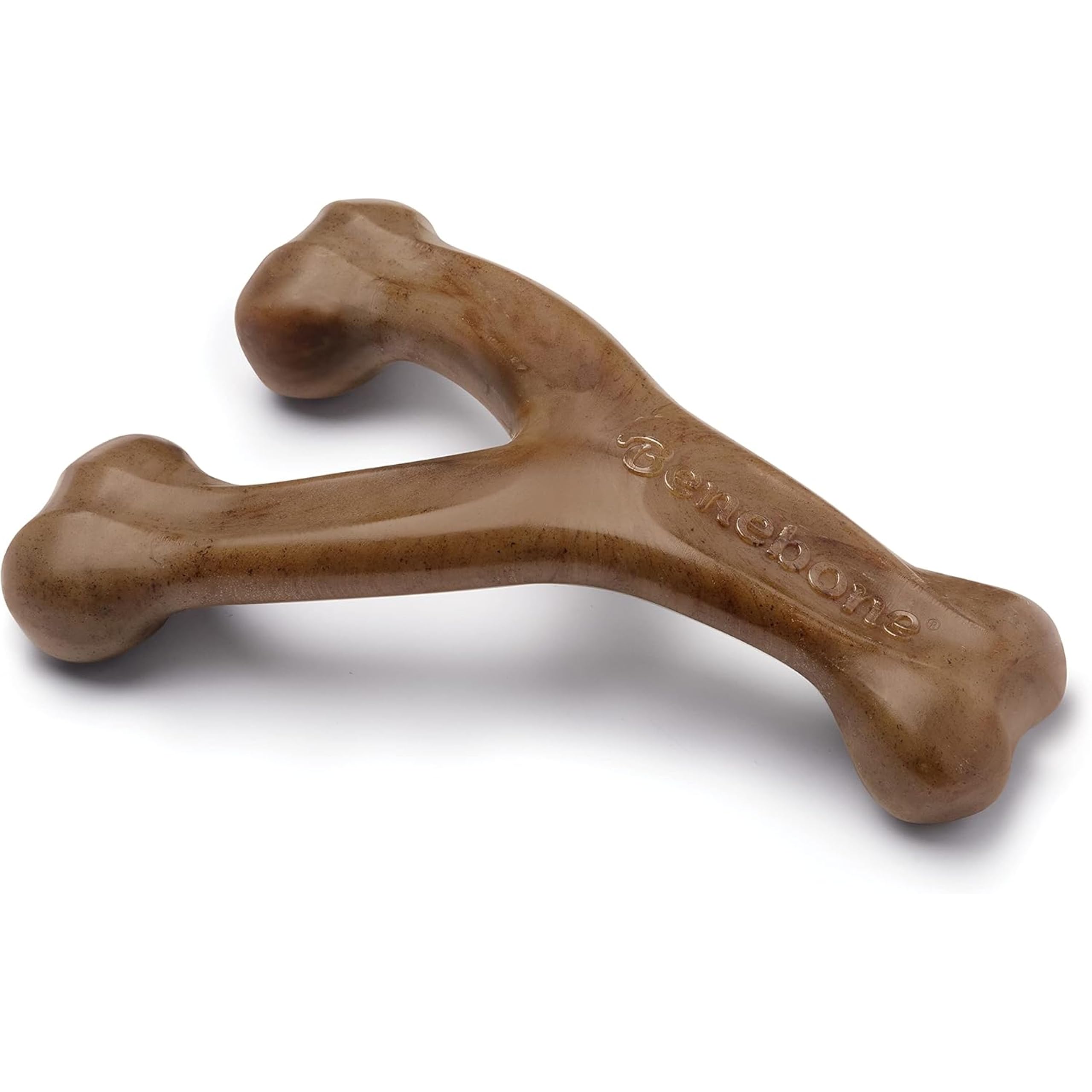 Benebone Fishbone Durable Dog Chew Toy for Aggressive Chewers Medium, Large, Small, Giant