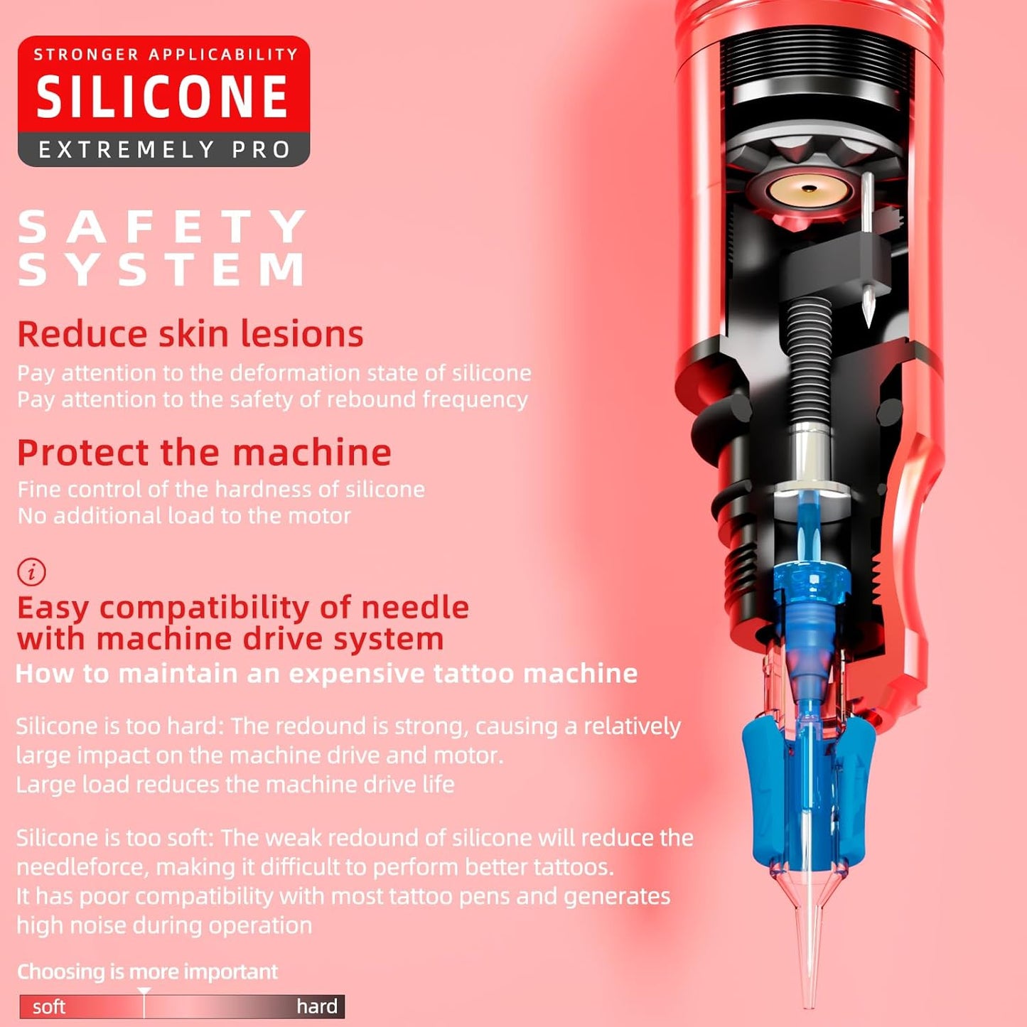POSEIDON Wireless Tattoo Pen Kit with Batteries and Cartridges