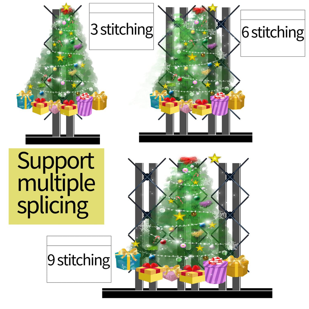 Missyou 3DHologramFan Christmas Tree Display with Bluetooth App & Remote Control Holographic Fan LED Customizable Video Content for Exhibitions Trade Shows Advertisin