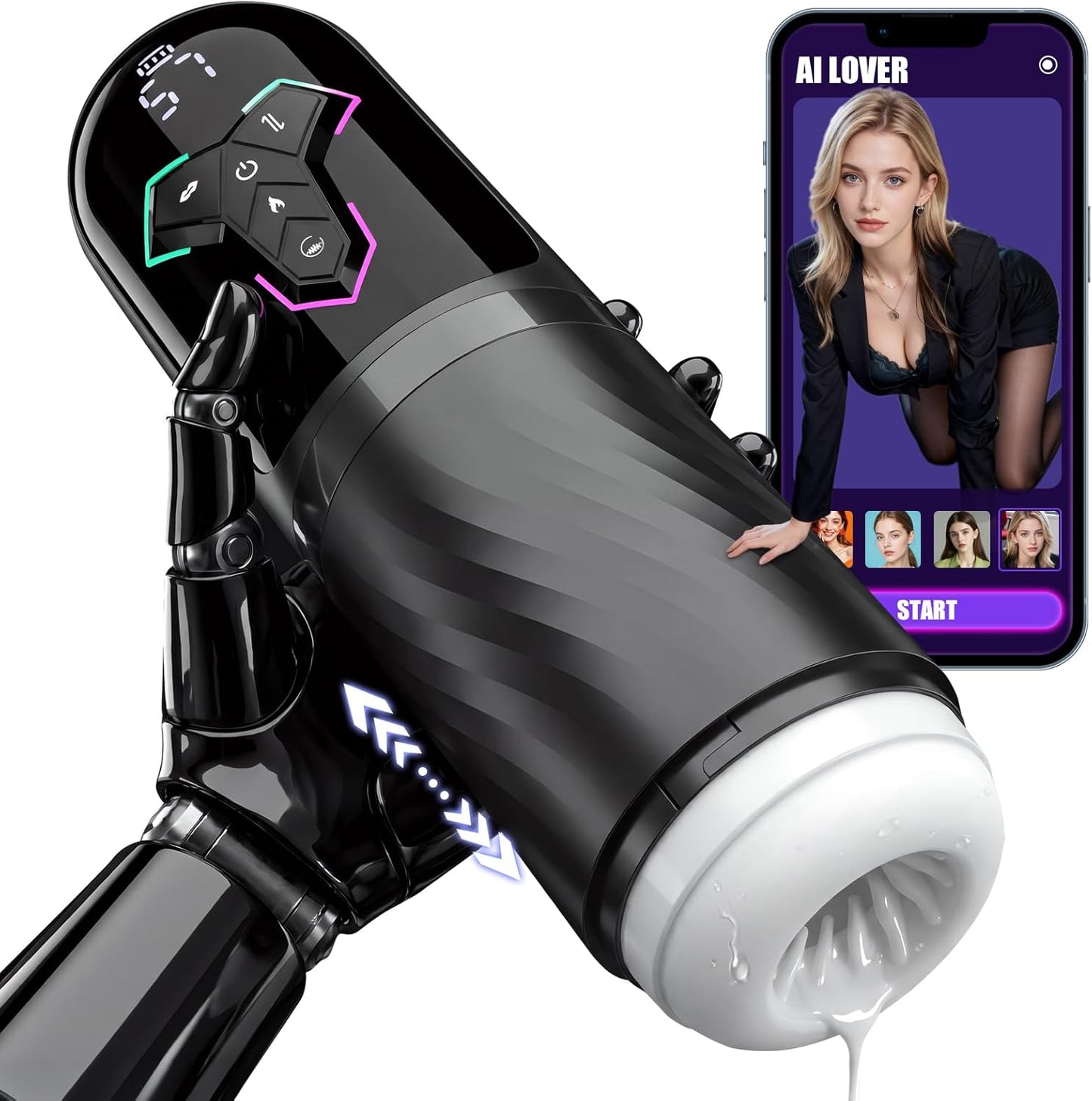 Sky Power HMB03-002 Male Masturbator Heating App Control Device