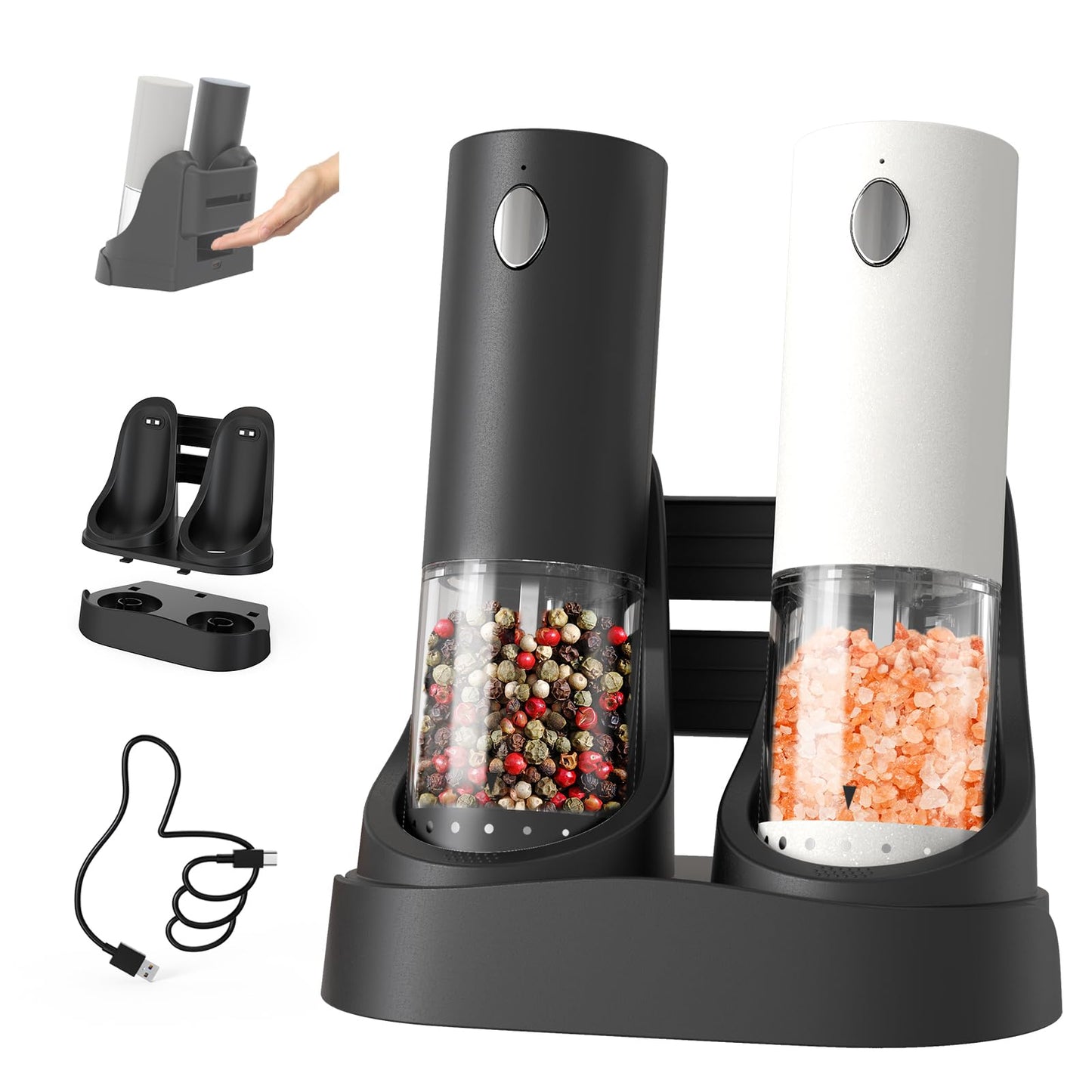 CIRCLE JOY Salt and Pepper Grinder Set