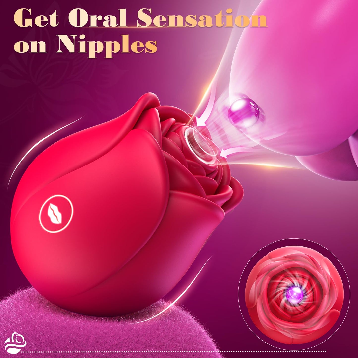 Sucking Vibrator Rose Sex Toy - Big Shocked Vibrator Rose Toy Adult Toys
