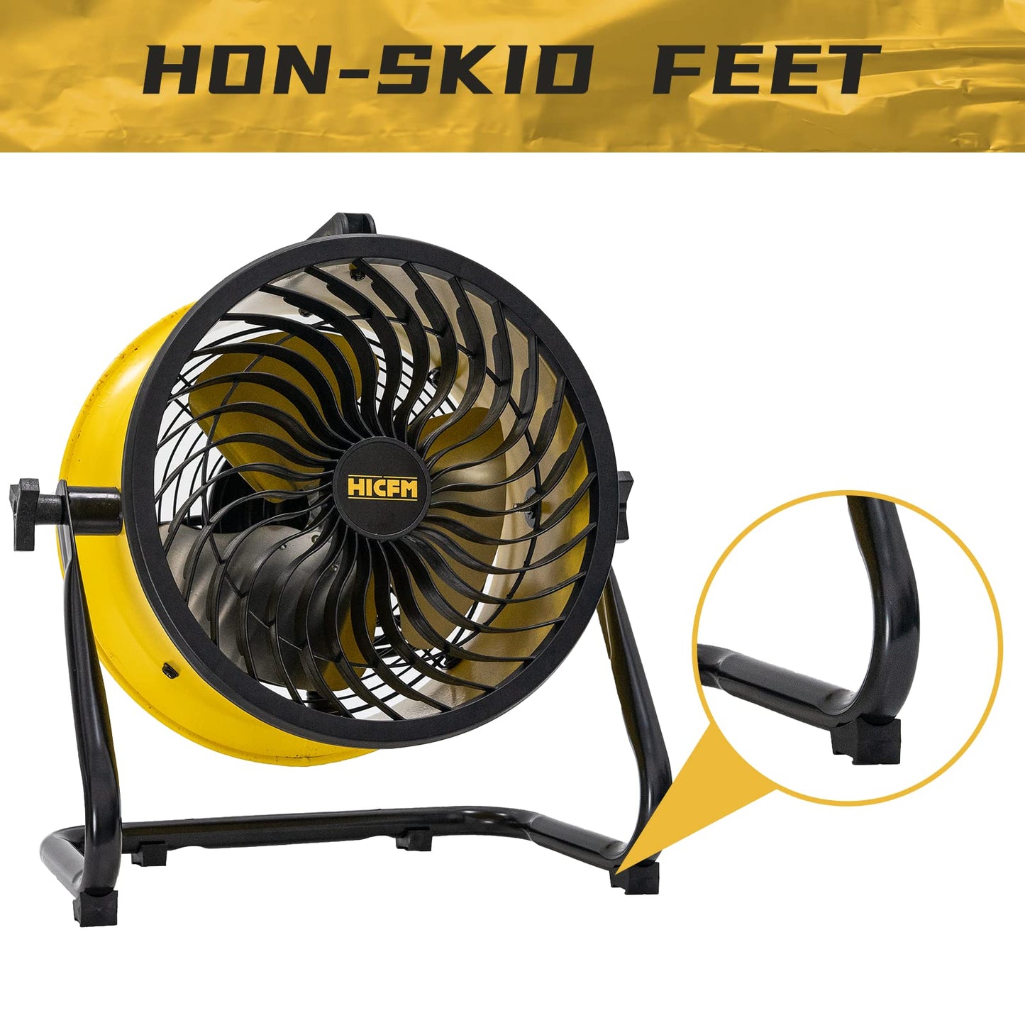 HiCFM High Velocity Powerful Heavy Duty Drum Fan
