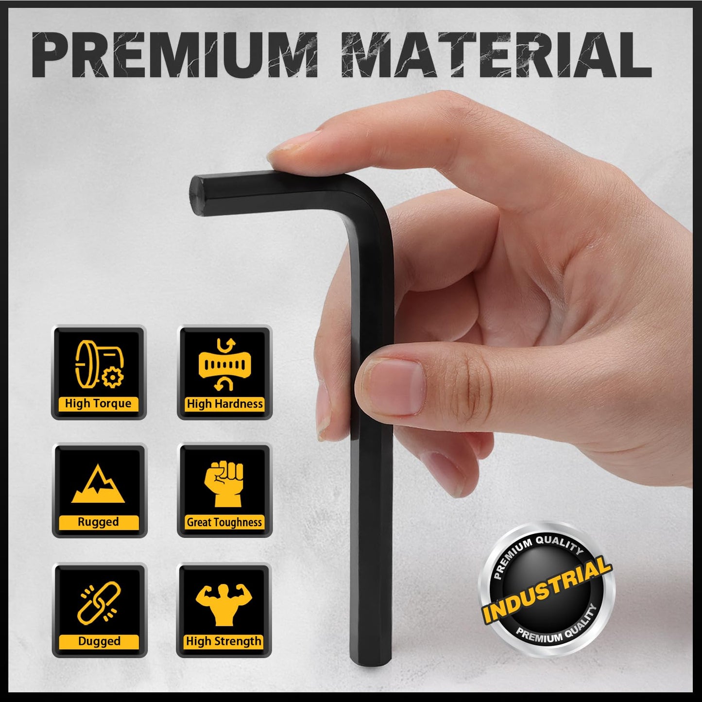 ELEAD Hex Key Allen Wrench Set, High-Visibility Size Markings