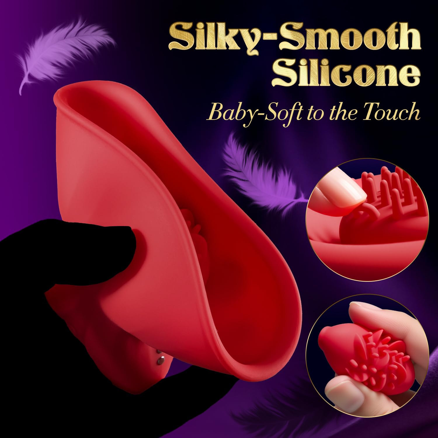 Sex Toys Nipple Vibrator - 5-in-1 Nipple Sucker Toy Stimulator Massager with 7 Rotating Vibrating Modes, Women Wearable Vibrator Vibrating Nipple Clamps Rose Adult Sex Toy for Women Couples Pleasure