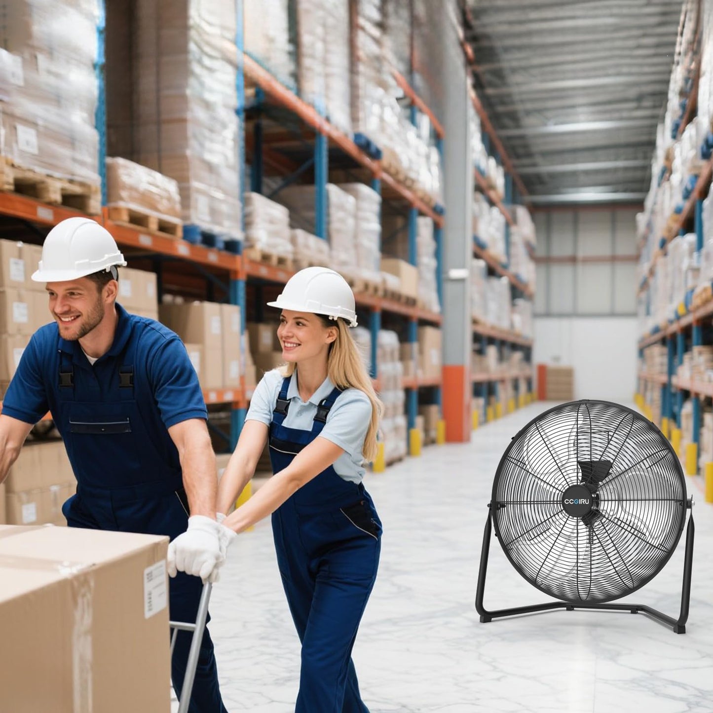 CCGIRU Industrial Floor Fan Shop Fan Heavy Duty
