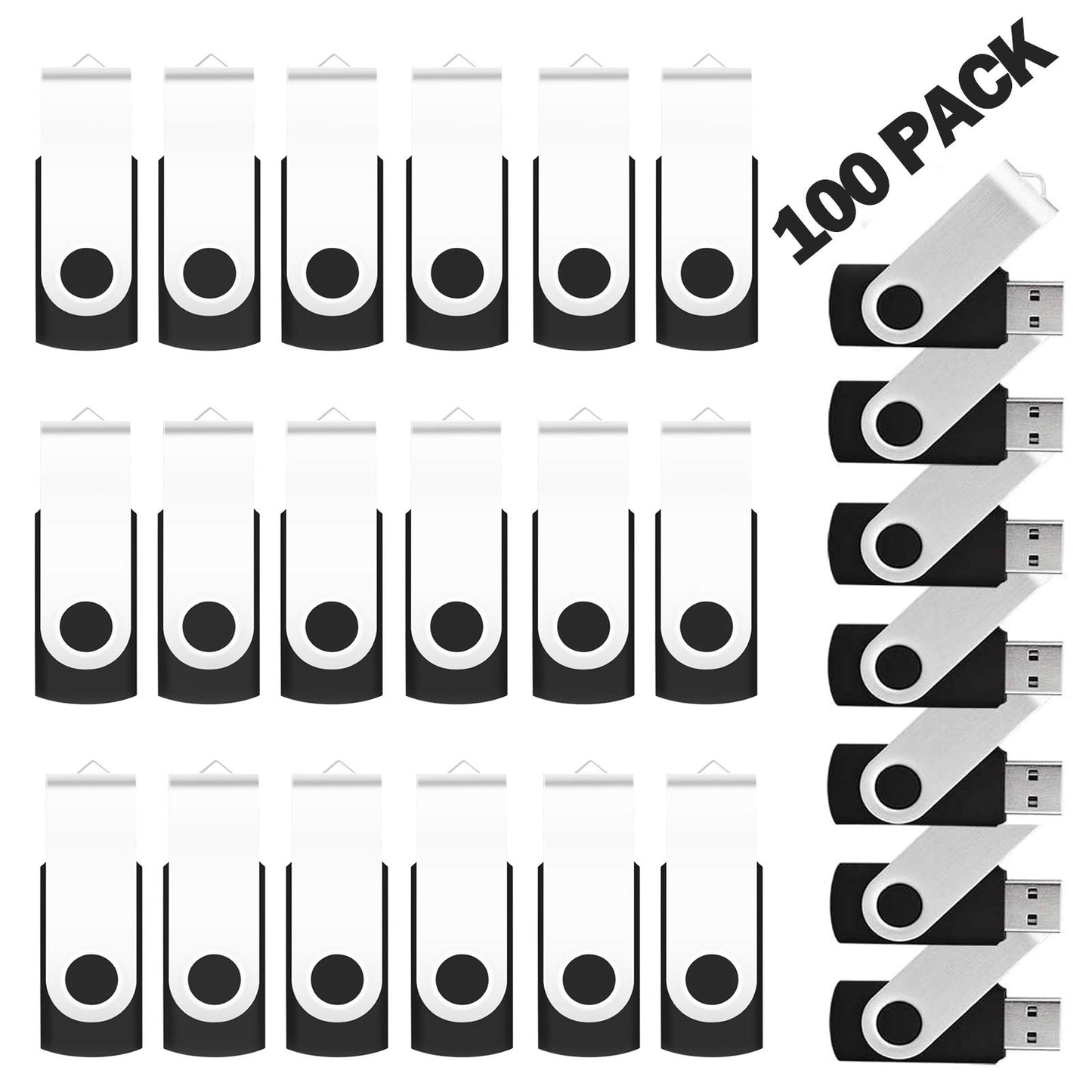 Black USB Flash Drive Pack