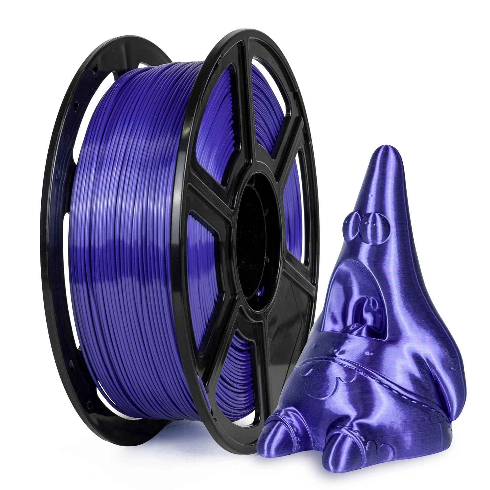 FLASHFORGE Silk PLA Filament 1.75mm, 3D Printer Filament 1kg (2.2lbs) Spool, Smooth and Silky Texture 3D Printing Filament, Dimensional Accuracy +/- 0.02mm
