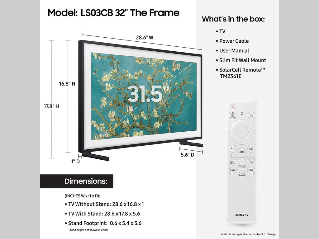 Samsung NeoQLED 4K Smart TV, Black