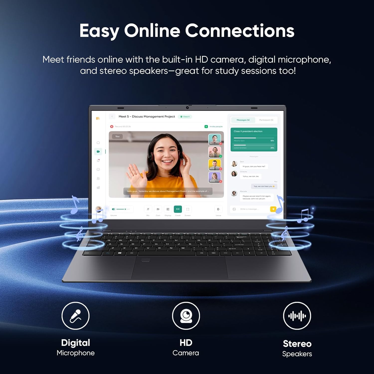 Coolby RiaBook 15.6in FHD IPS Laptop 12GB RAM 256GB SSD