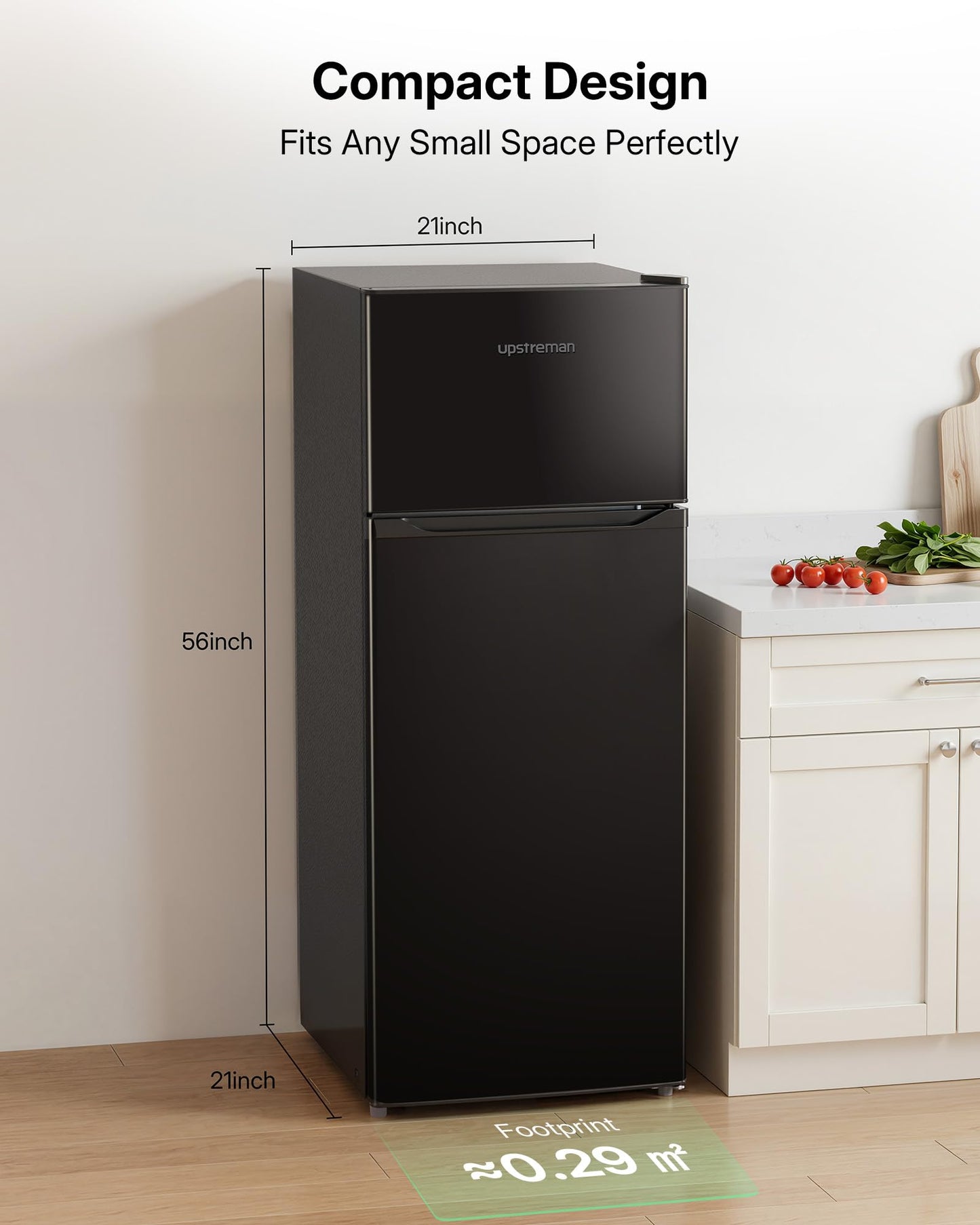 Upstreman 7.7 Cu.Ft. Refrigerator