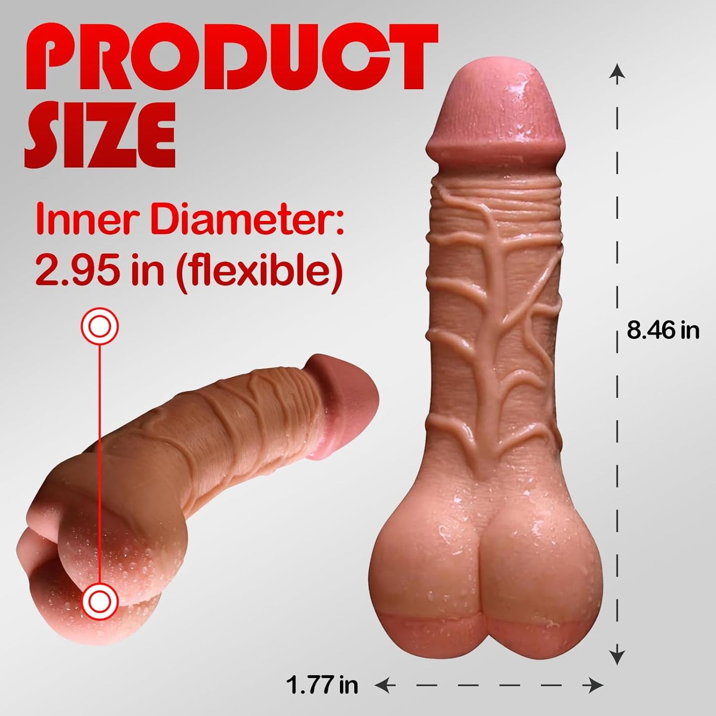 Silicone Realistic Dildo Masturbadores Hombre de Juguetes Sexuales Male Masturbators with Pocket Pussy Consolador para Hombre Penis Sleeve Extender Penis Girth Enlarger Sex Toys for Men Women Couples
