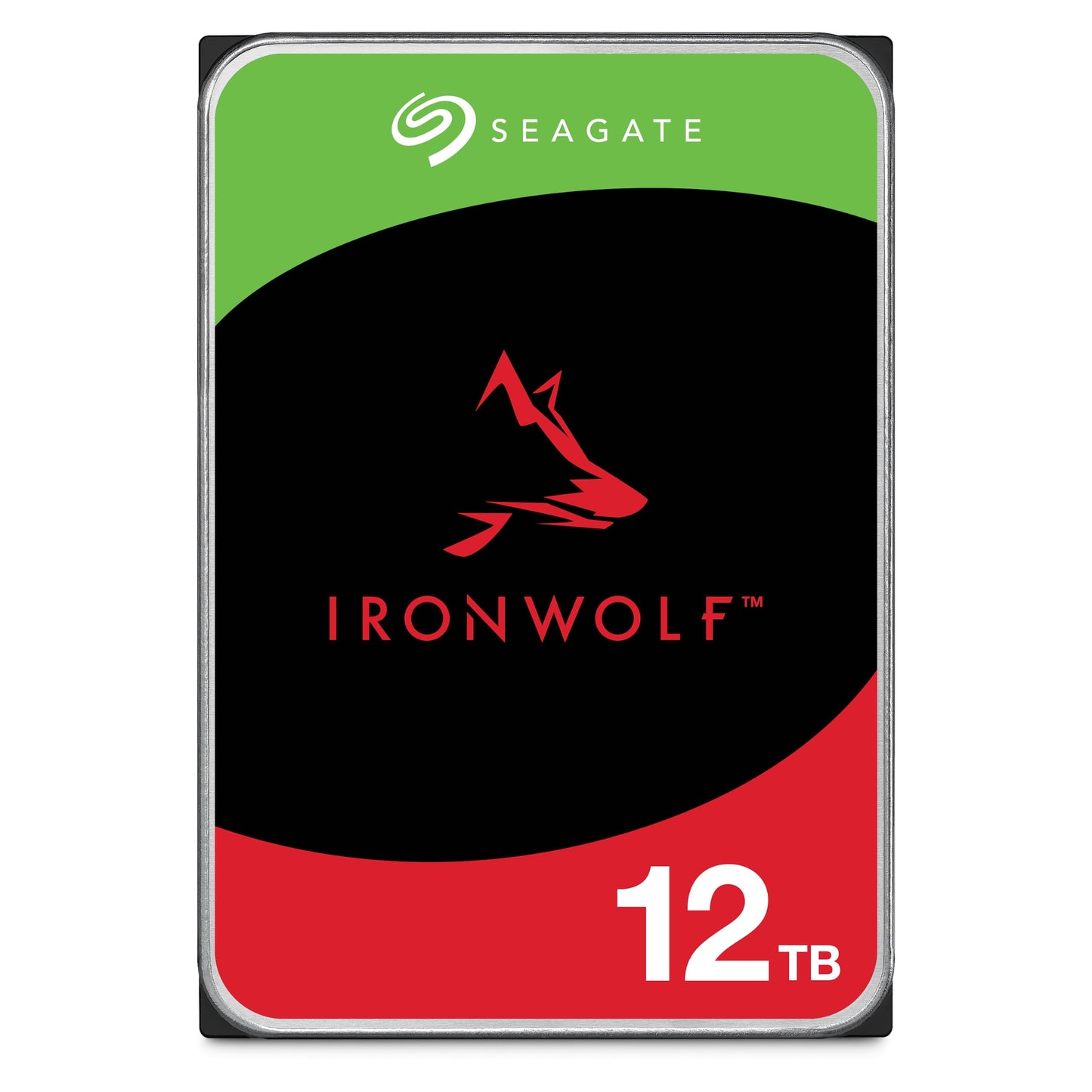 Seagate IronWolf 12TB NAS Internal Hard Drive HDD – CMR 3.5 Inch SATA 6Gb/s 7200 RPM 256MB Cache for RAID Network Attached Storage (ST12000VNZ008/ST12000VN0008), Pack of 10