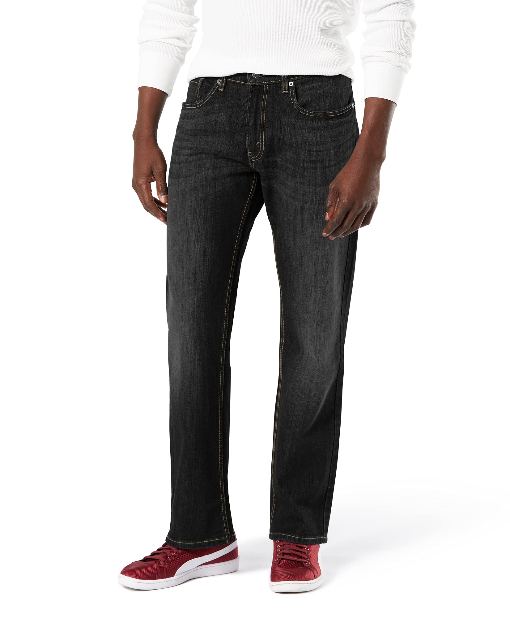 Levi Strauss Signature Gold Men's Relaxed Fit Flex Jean Pants