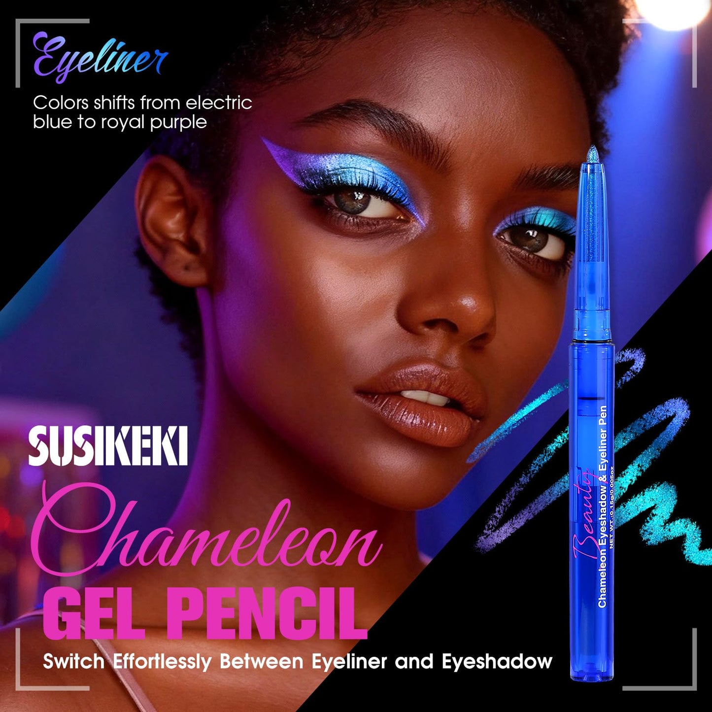 SUSIKEKI Chameleon Metallic Eyeshadow & Eyeliner Gel Pencil