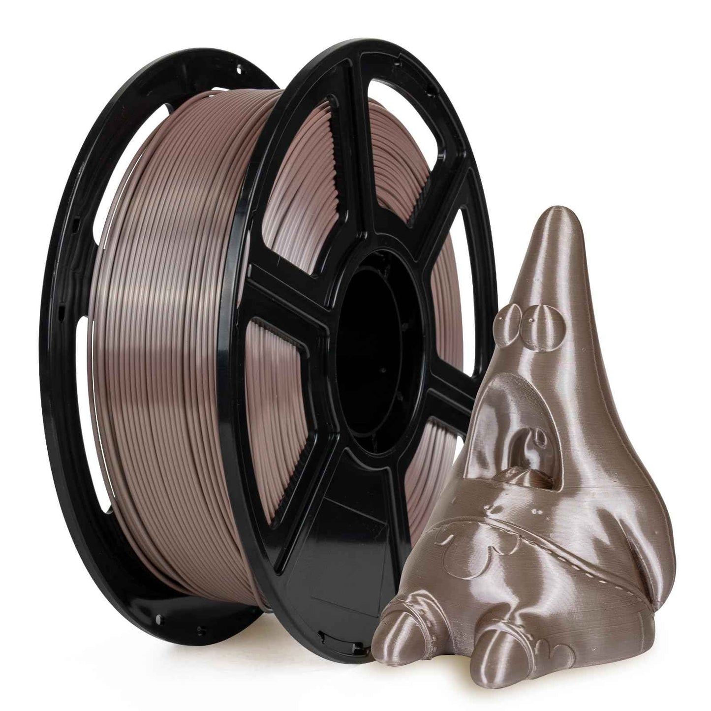 FLASHFORGE Silk PLA Filament 1.75mm, 3D Printer Filament 1kg (2.2lbs) Spool, Smooth and Silky Texture 3D Printing Filament, Dimensional Accuracy +/- 0.02mm