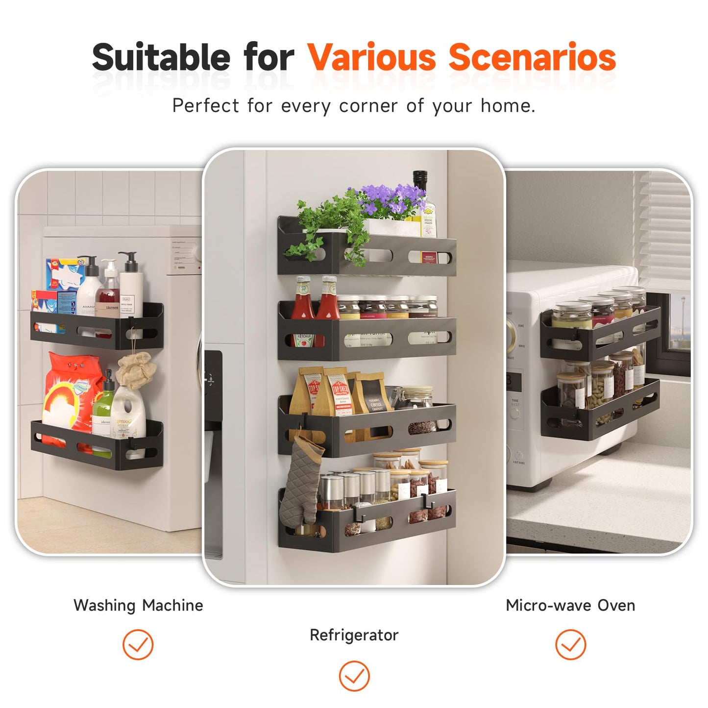 Sevenblue magnetic spice rack