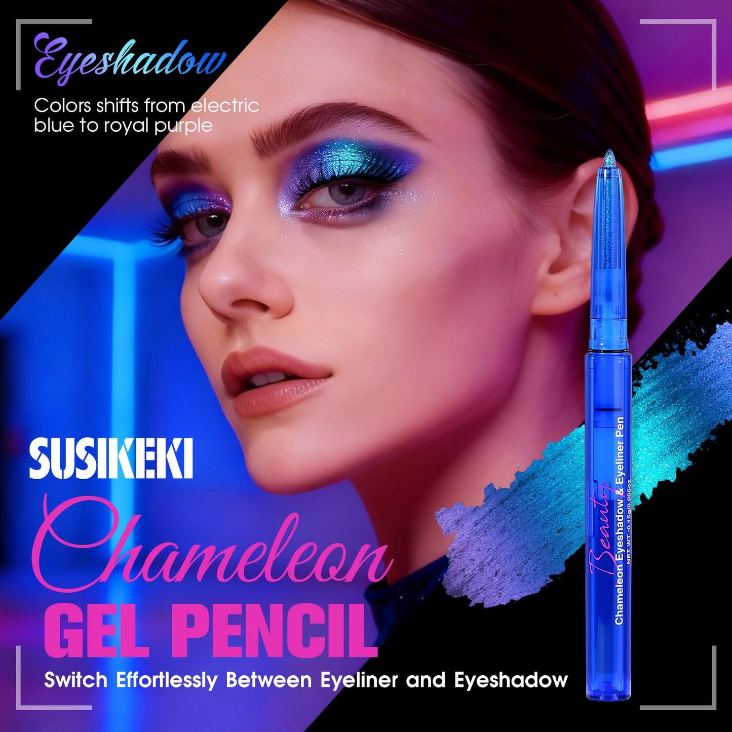 SUSIKEKI Chameleon Metallic Eyeshadow & Eyeliner Gel Pencil