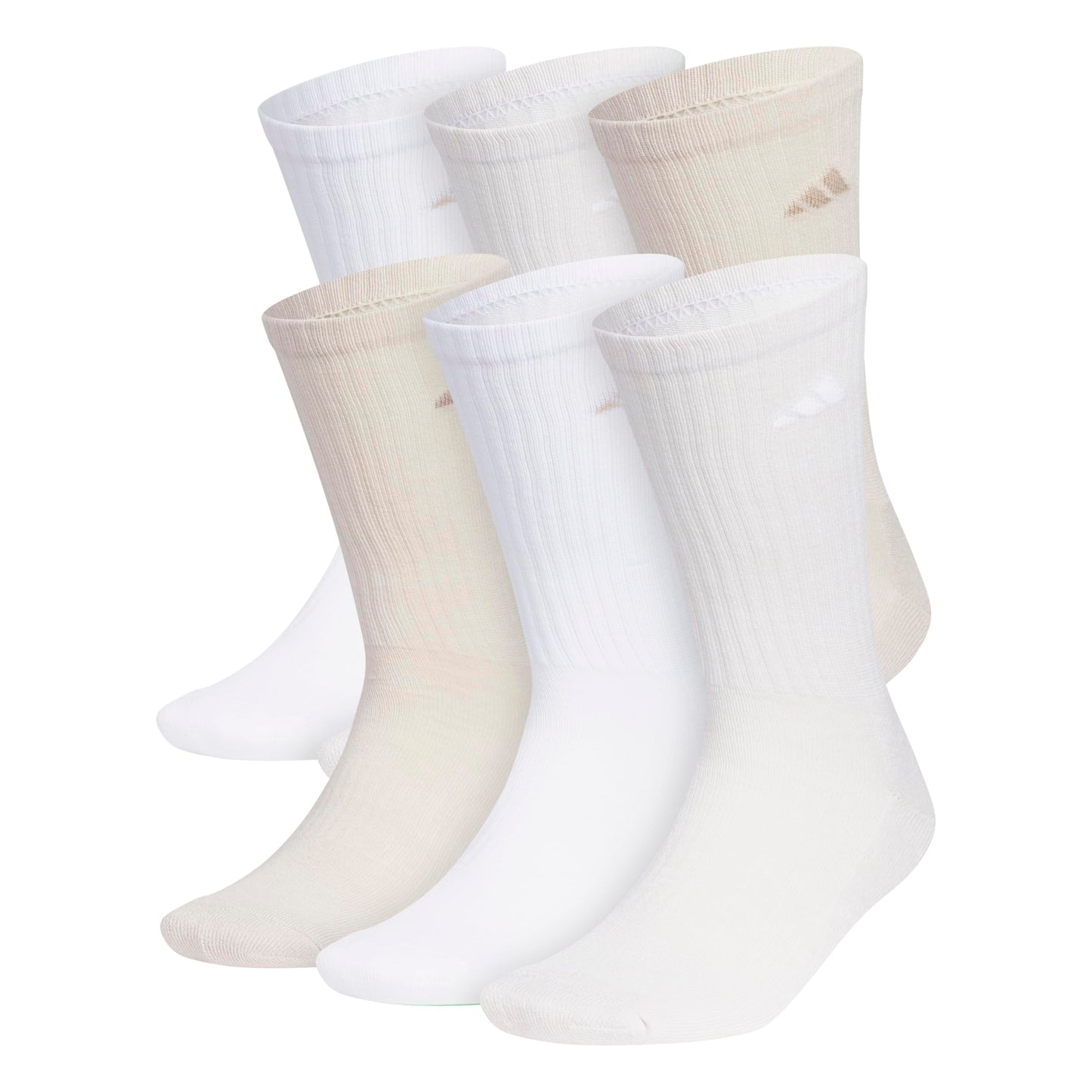 adidas Men's Athletic Cushioned Crew Socks (6 Pairs) Durable & Comfortable