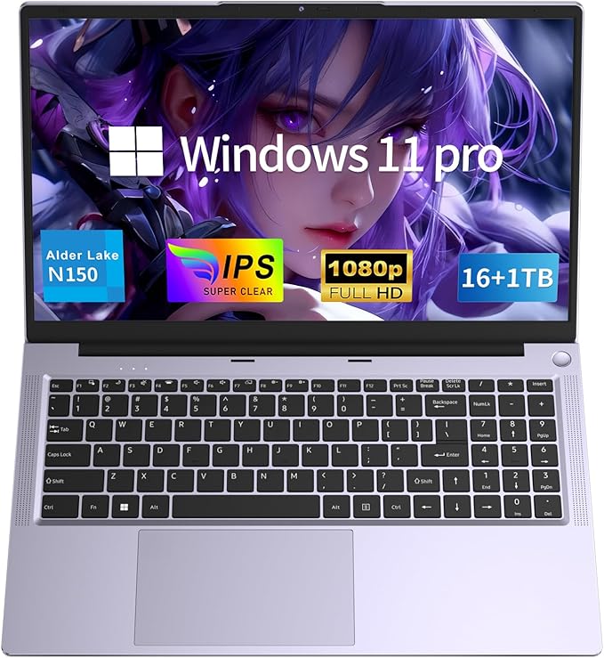 MOONFISH UBOOK-01 15.6 Inch Laptop 16GB RAM 1TB SSD