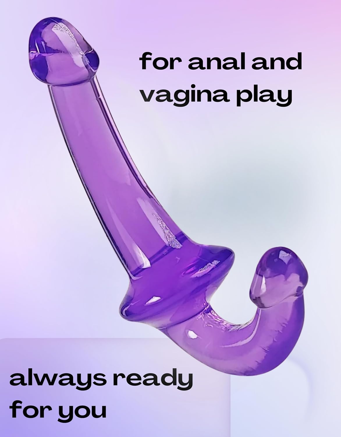 Strap on Dildo for Lesbians | Double-Ended Silicone Long Dildo Hands Free Masturbators Fantasy, Realistic Double-Ended Adult Anal Sex Toys