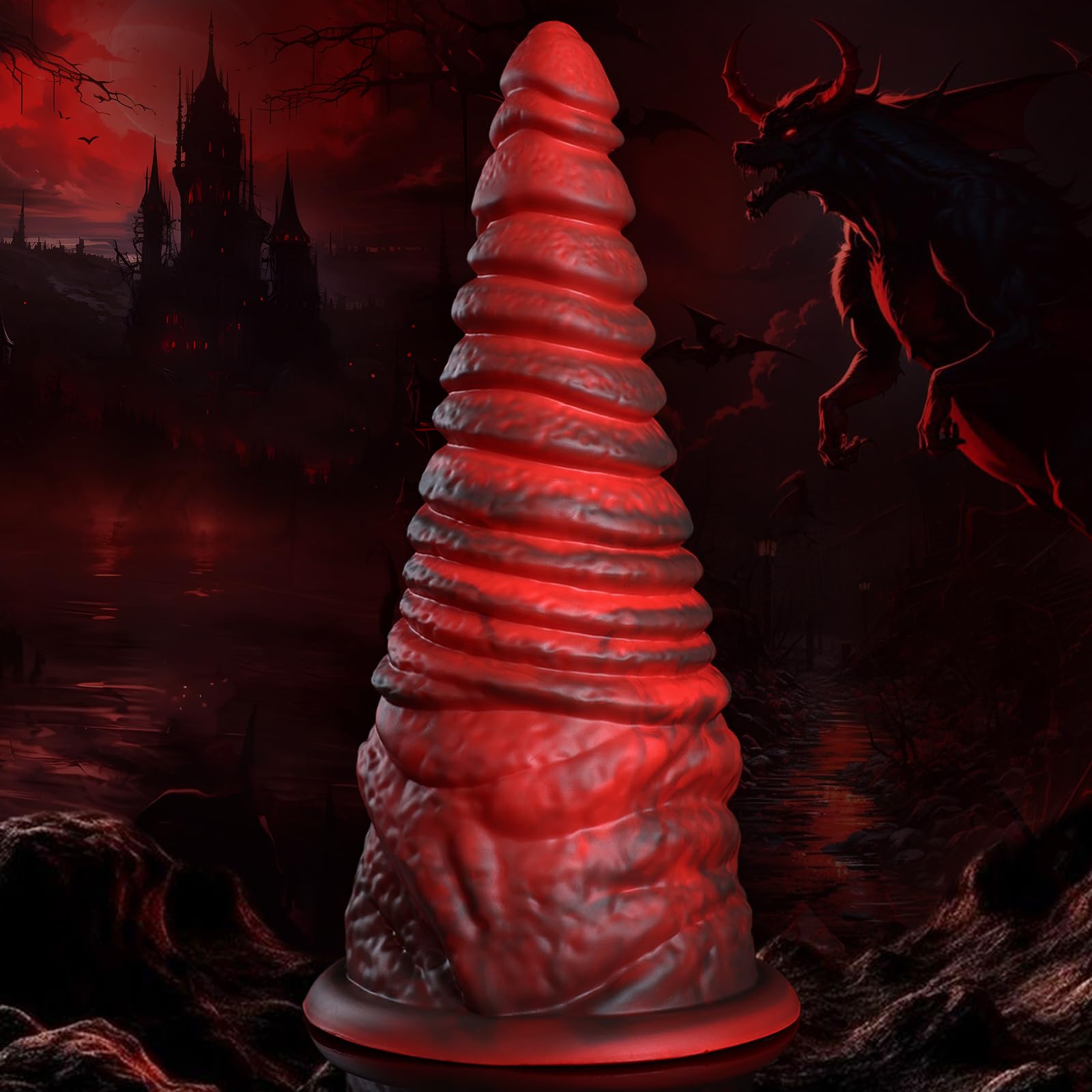 10.9'' Huge Butt Plug Massive Dildo for Anal Training, 4.3'' Diameter XXL Anal Cone Huge Anal Dildo with Suction Cup, Monster Dildos Large Anal Plug Sex Toys for Gay Female Masutbation