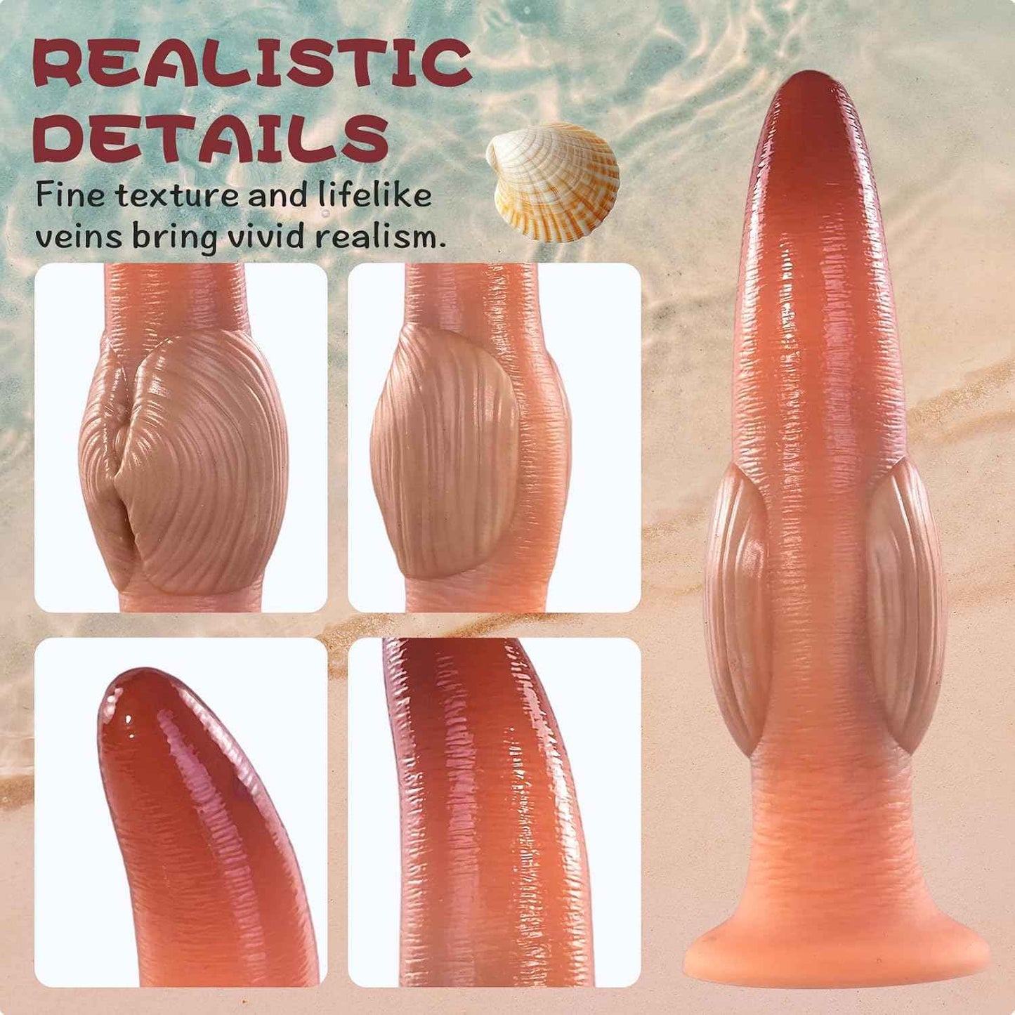 ENAMORADOS Fantasy Deep Sea Monster Knot Dildo Silicone Suction Cup