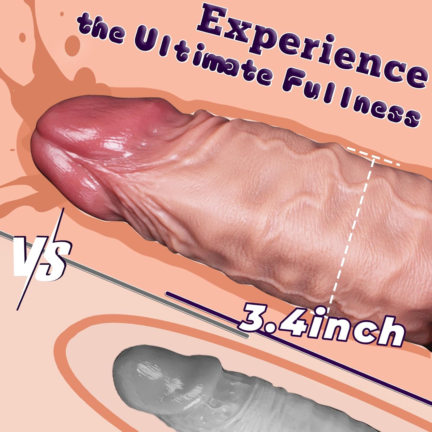 X-pidany Realistic Silicone Dildo, 12 Inch Suction Cup