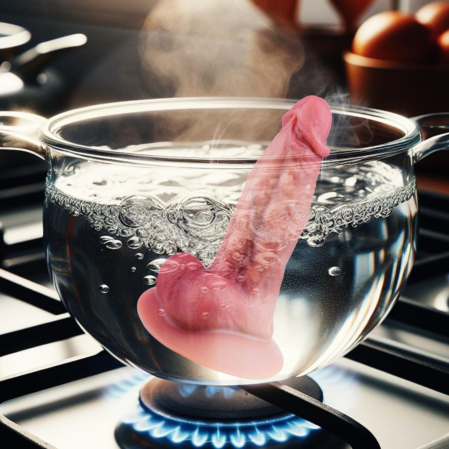 Umania Realistic Silicone Dildo 5in Small Beginner Suction Cup