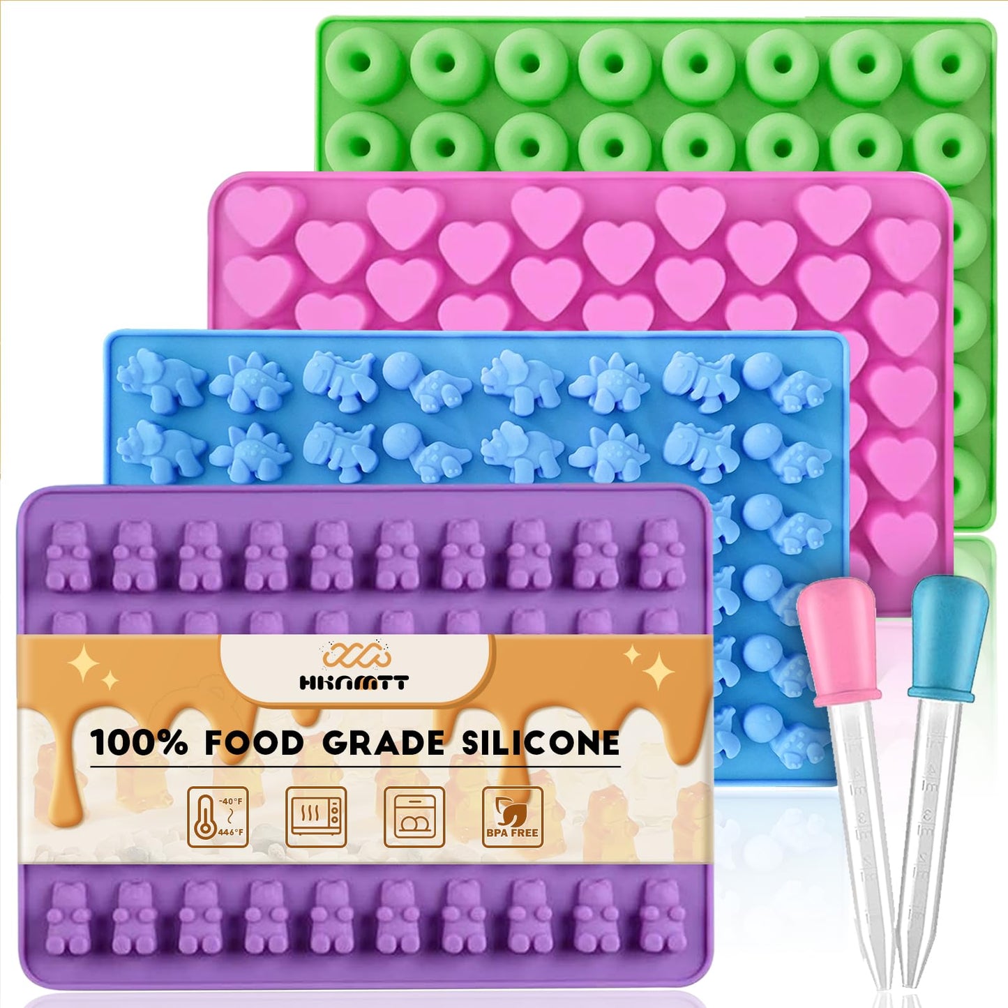 HKNMTT silicone candy molds