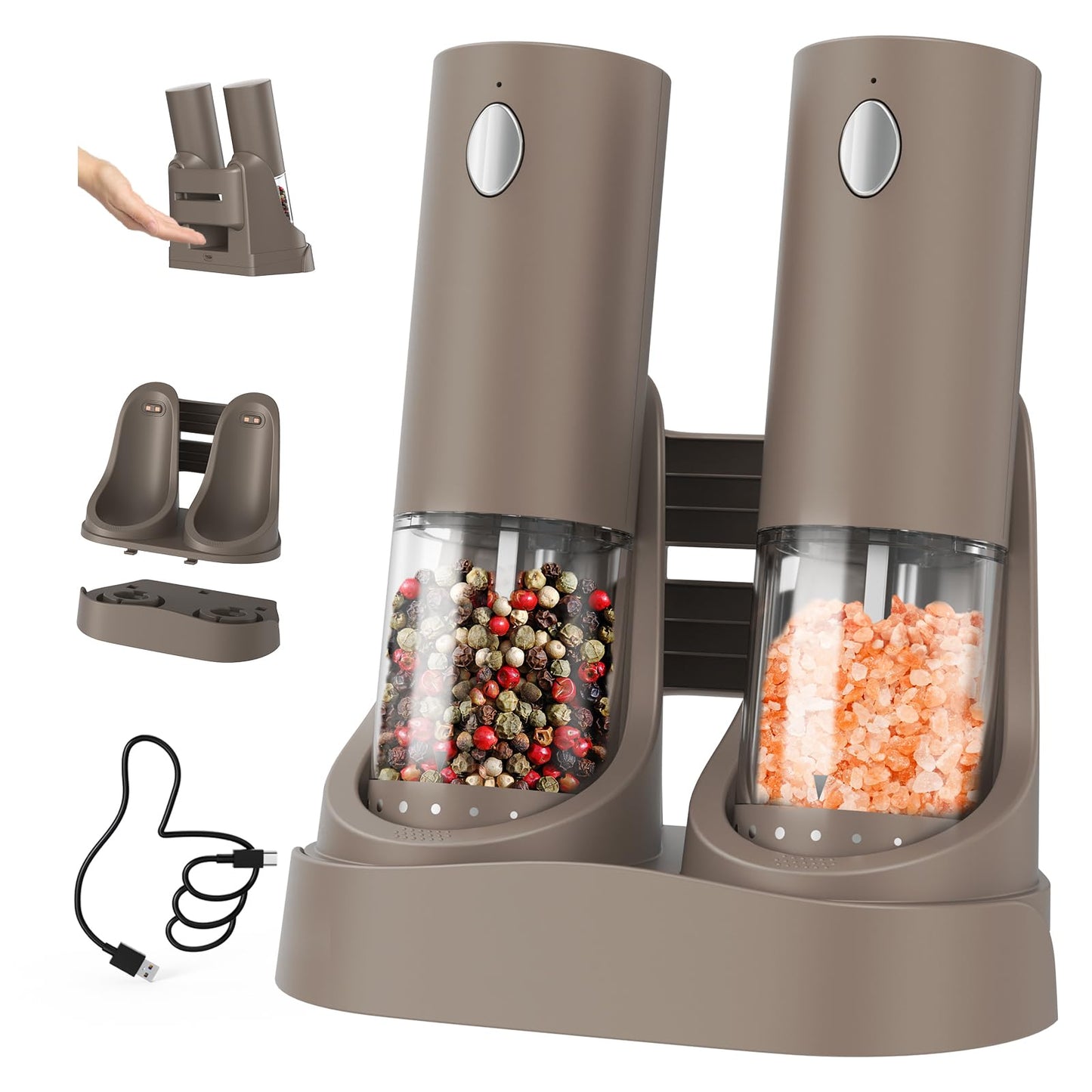 CIRCLE JOY Salt and Pepper Grinder Set