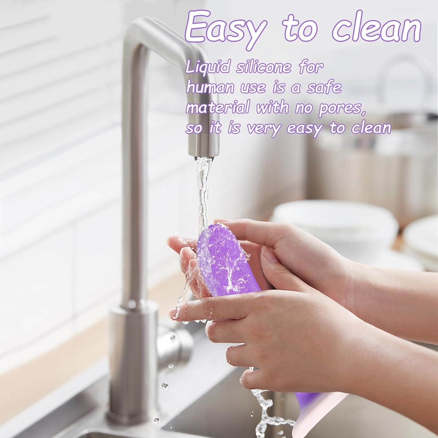 Beginner Anal Plug Anal Sex Toys,Soft Liquid Silicone Anal Dildo Trainer for Comfortable Long-Term Wear,Comfortable Curved ergonomics with Flared Suction Cup Base,Women Men Adult Sex Toys (Purple)