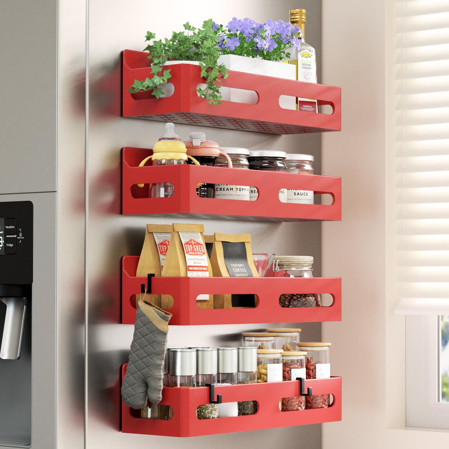 Sevenblue magnetic spice rack