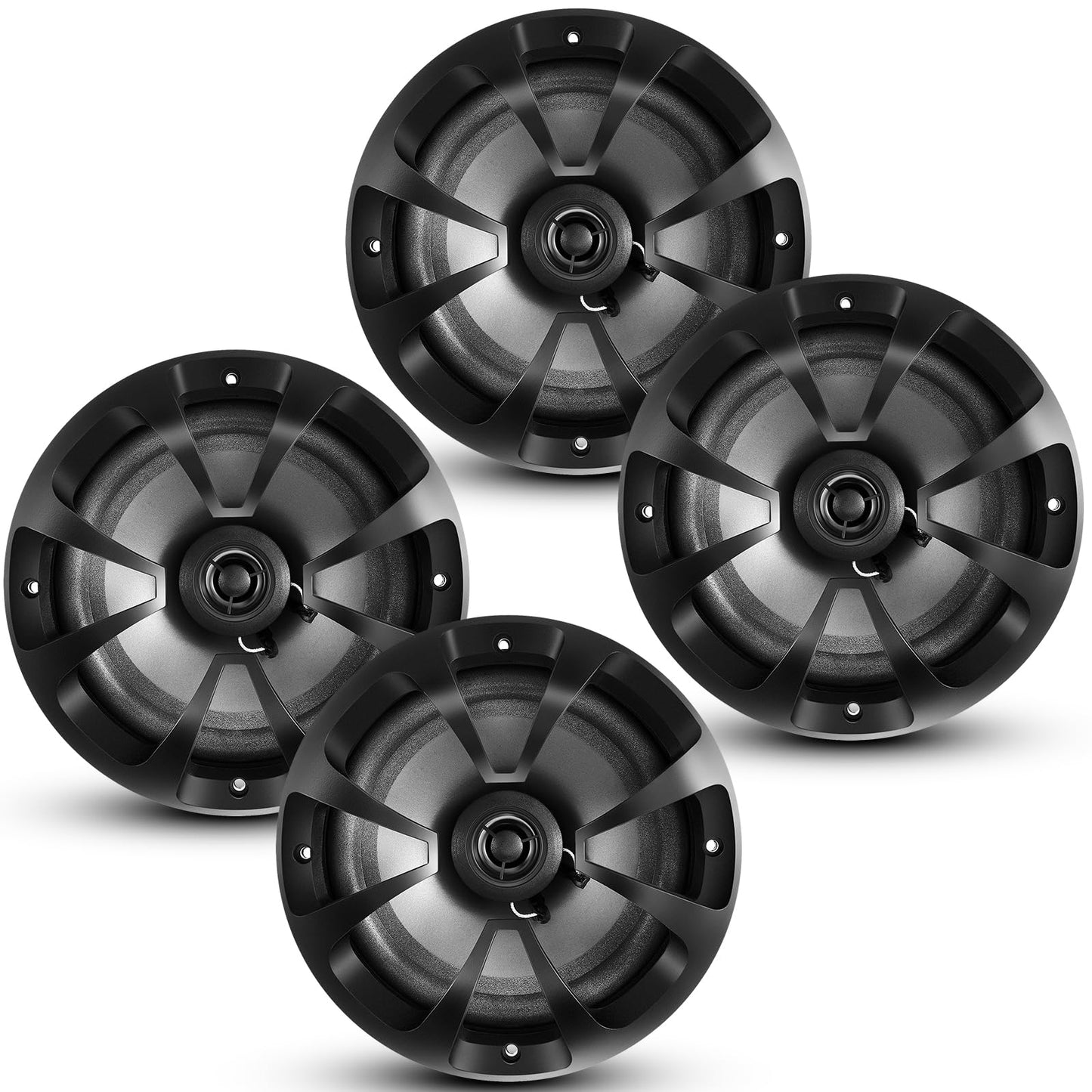 Datanly 2-Way Coaxial Car Audio Speakers Full Range Speakers with Powerful Sound and Easy Installation Enhanced Bass Response Black Car Loudspeaker