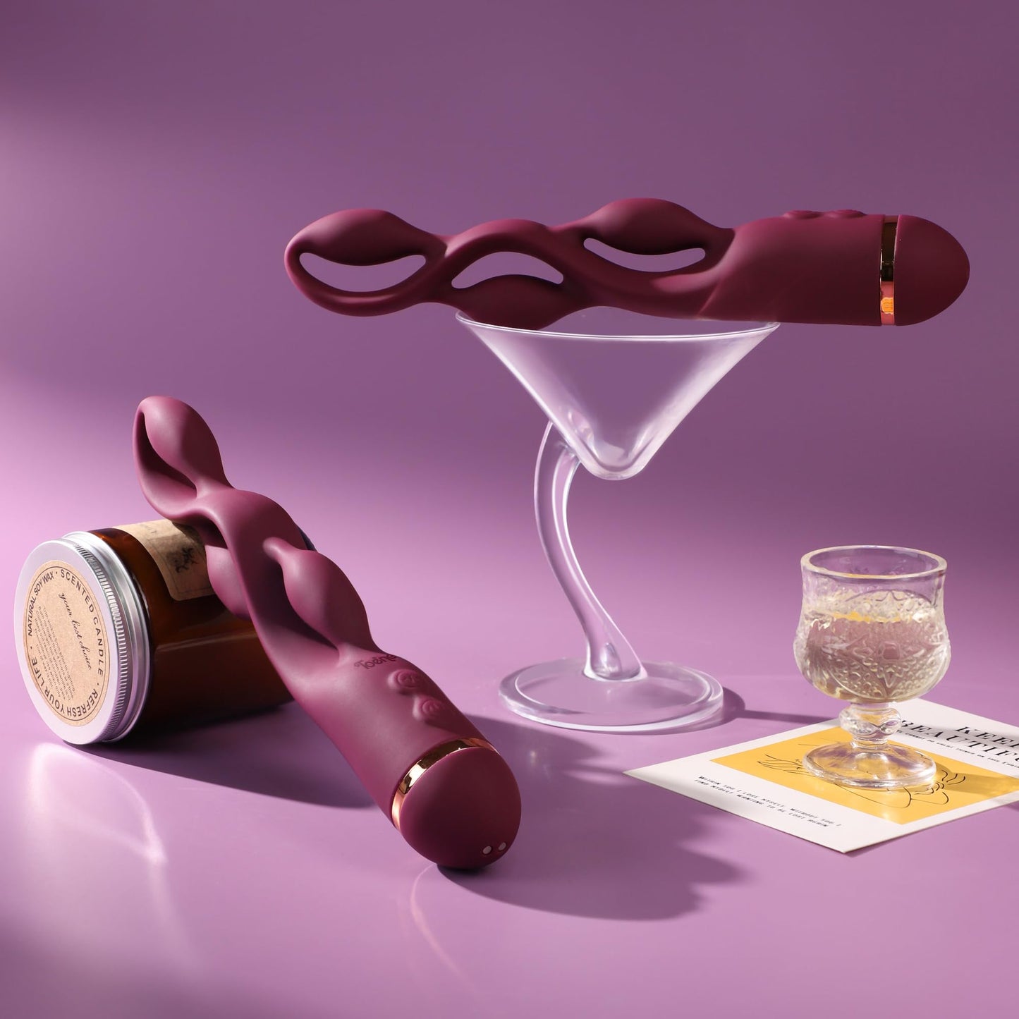 G spot Vibrator Adult Toy - Toendi Premium Vibrators with 10 Modes, Triple Stimulation Full Silicone Silent Vibrator IPX7 Waterproof, Clitoral Anal Beeds Nipple Toys Adult Toys for Women Men Couple