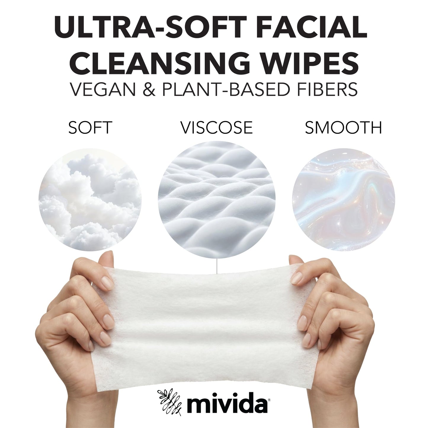 mivida Individually Wrapped Makeup Remover Wipes with Vitamin E | Hypoallergenic, Fragrance-Free, Alcohol-Free makeup wipes | Travel Essentials, Bulk make up wipes singles