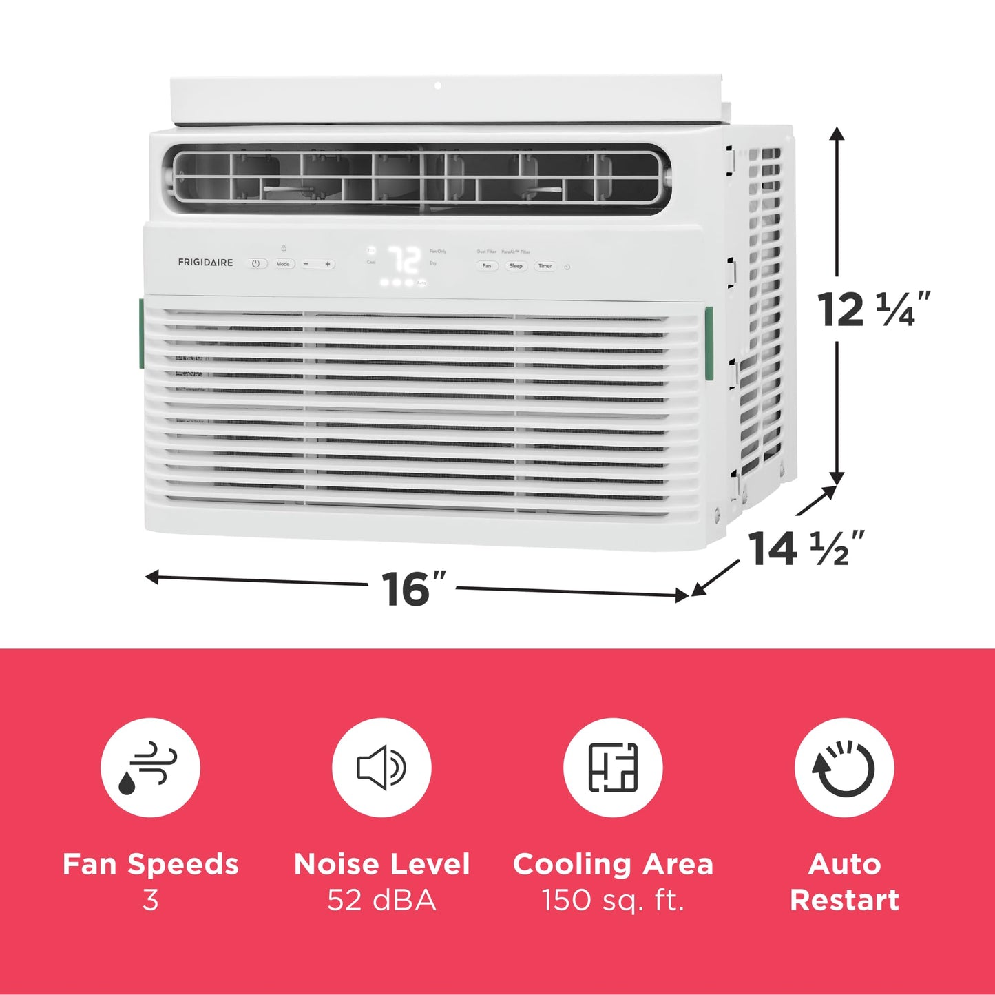 Frigidaire 5,000 BTU Window-Mounted Air Conditioner